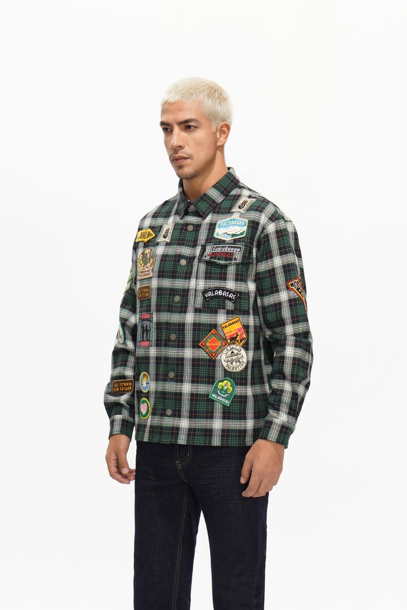 Valabasas "FORGE" BUTTON DOWN GREEN