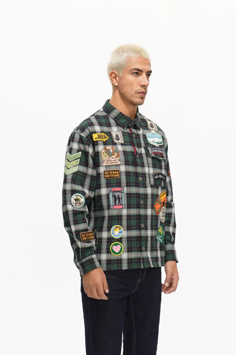 Valabasas "FORGE" BUTTON DOWN GREEN