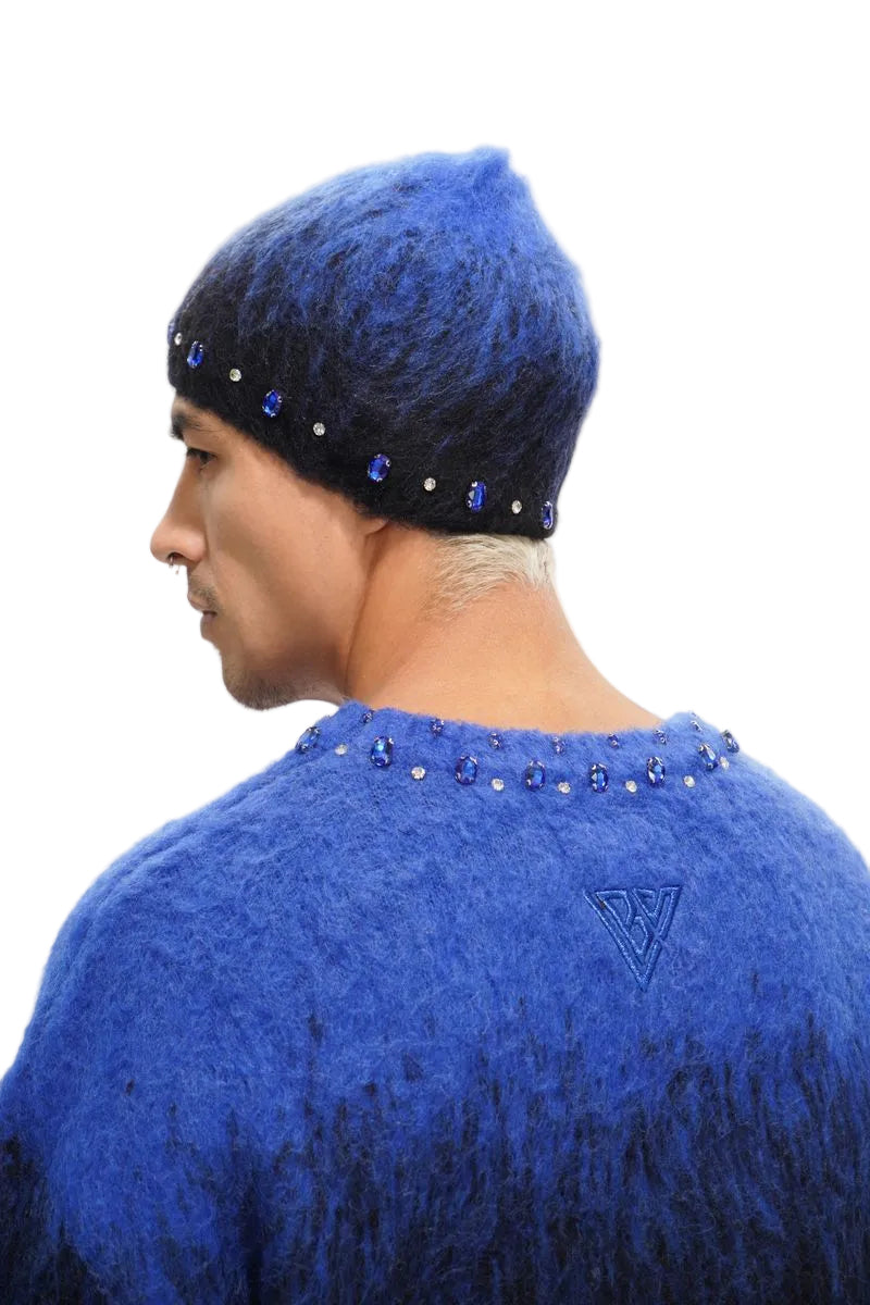 Valabasas "Triage Mohair Blue Beanie