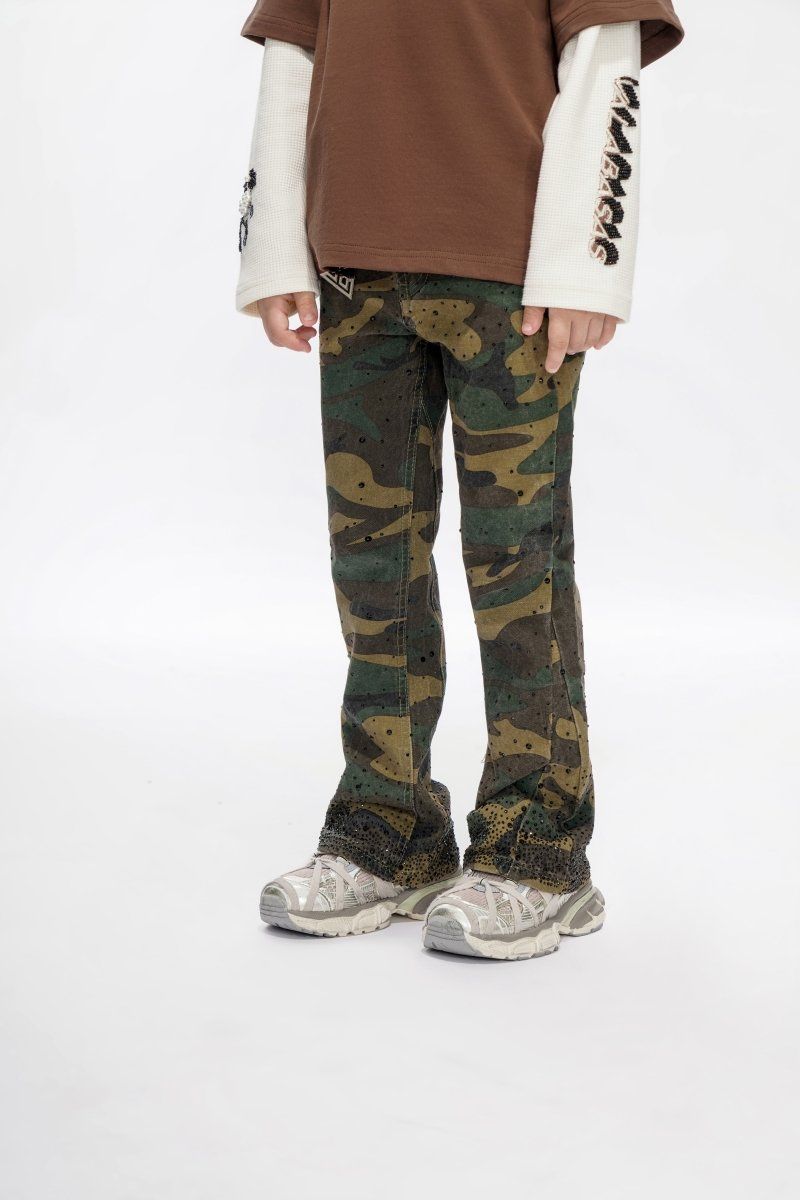 Valabasas "Recon Kids Foilage Green Stacked Jeans
