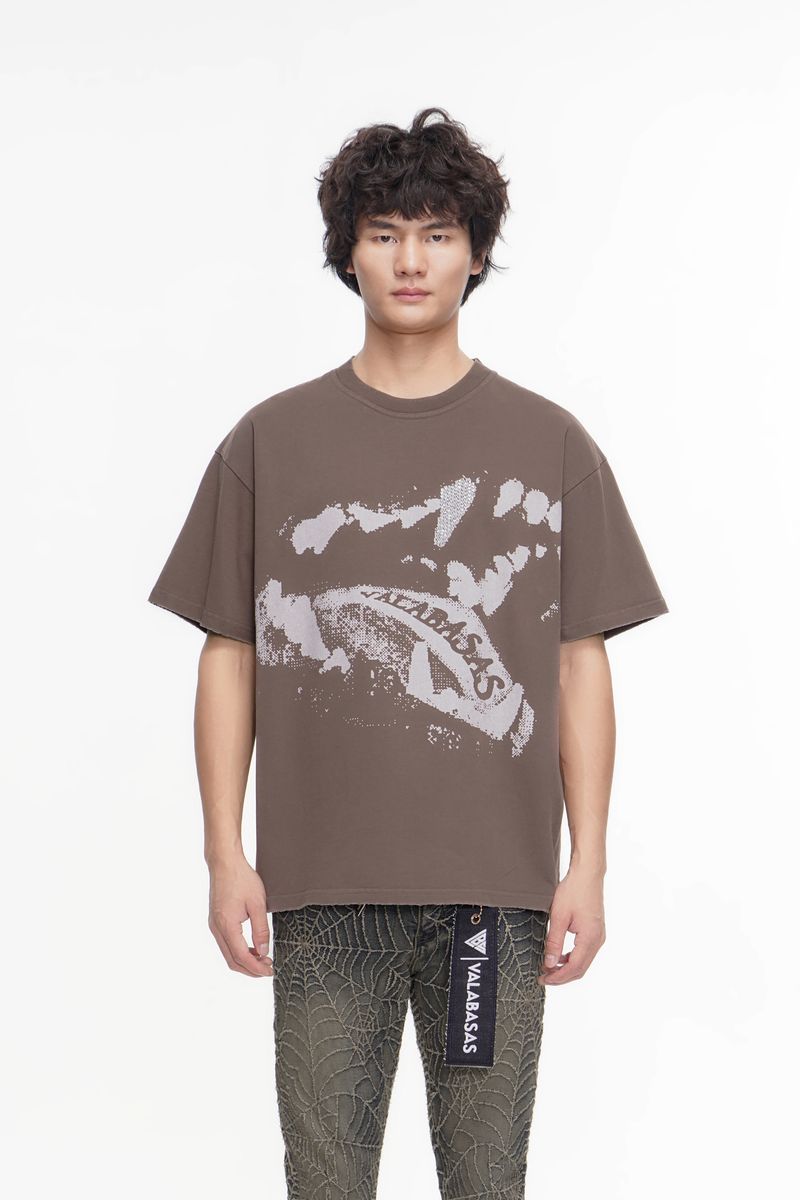 Valabasas "Dawg Rhinestone" Tee Brown