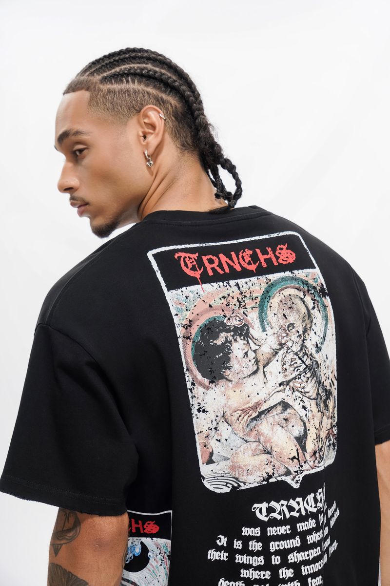 Trnchs "MILITANT GOTHIC" Black Tee