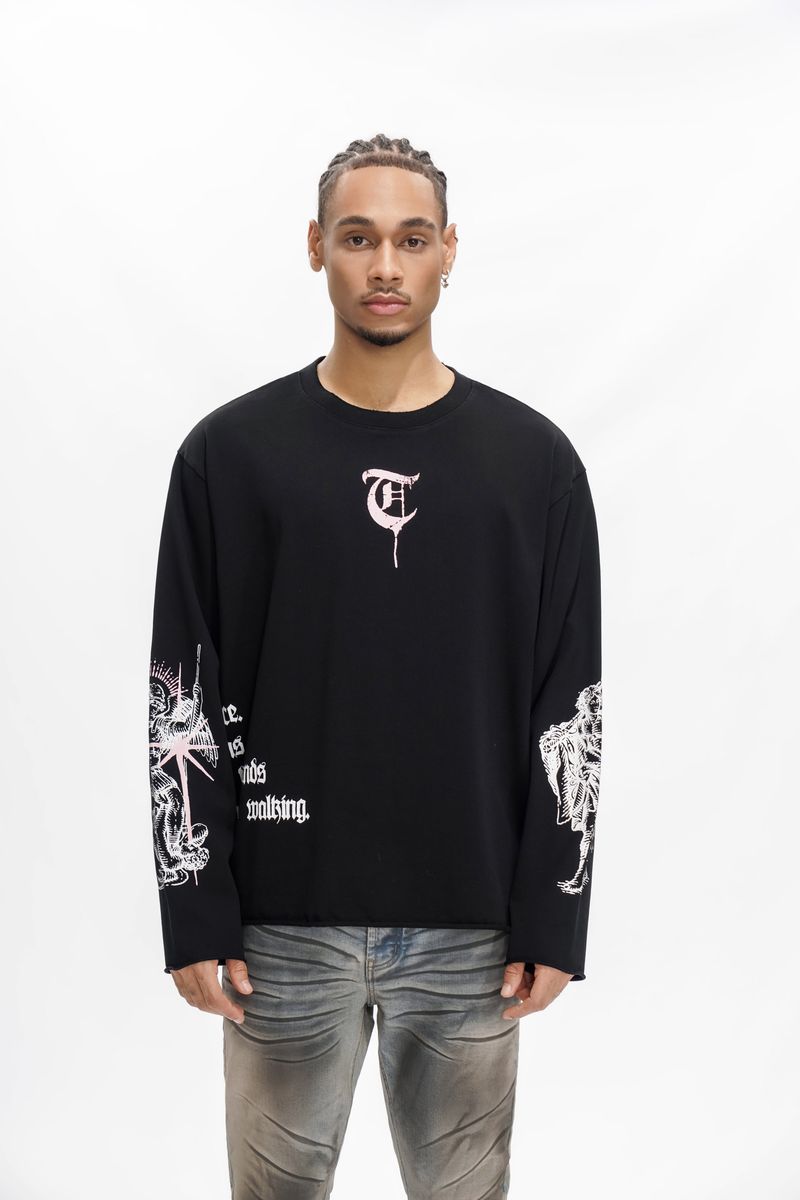 Trnchs "BUILT BY BLOOD" Black Long Sleeve