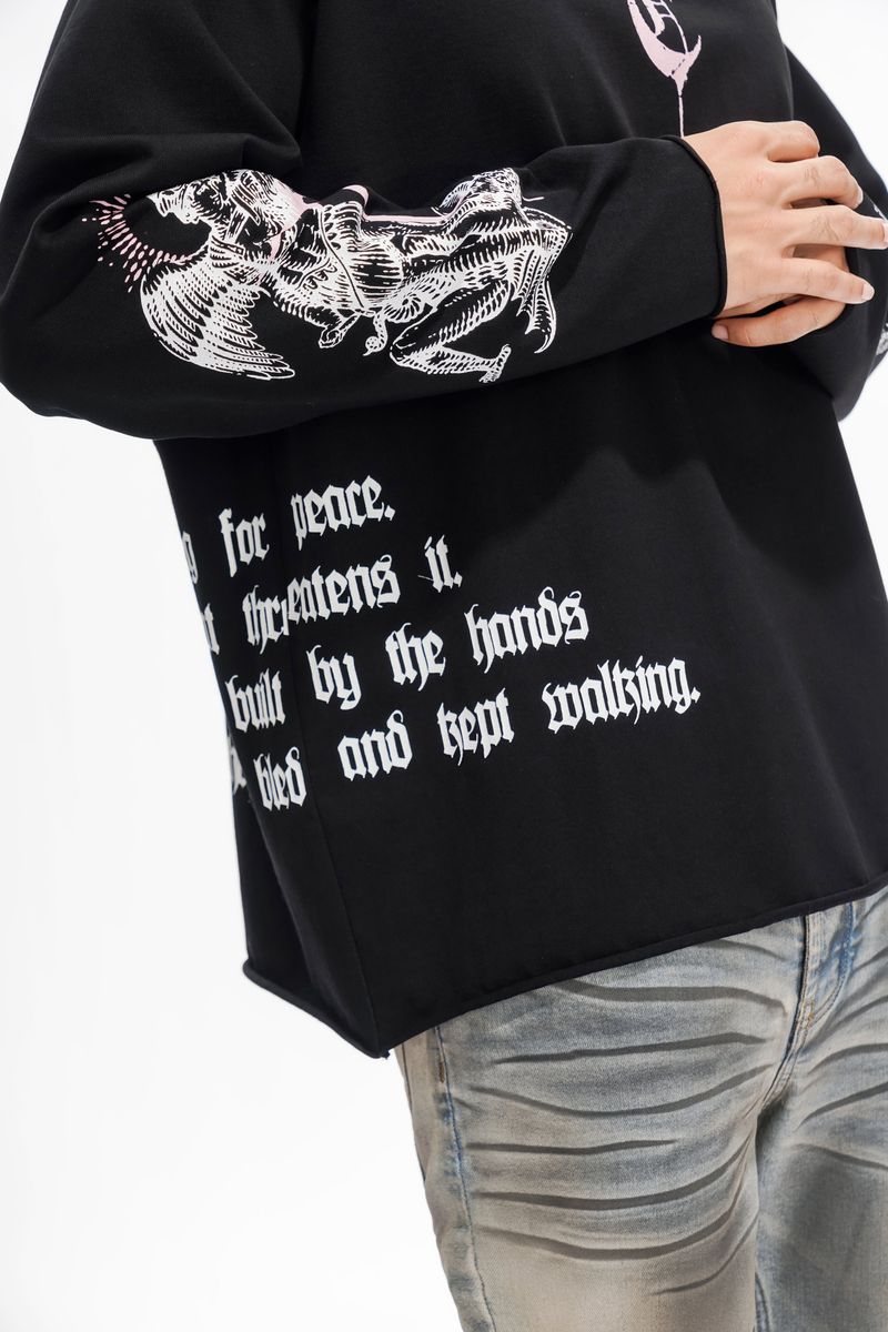 Trnchs "BUILT BY BLOOD" Black Long Sleeve