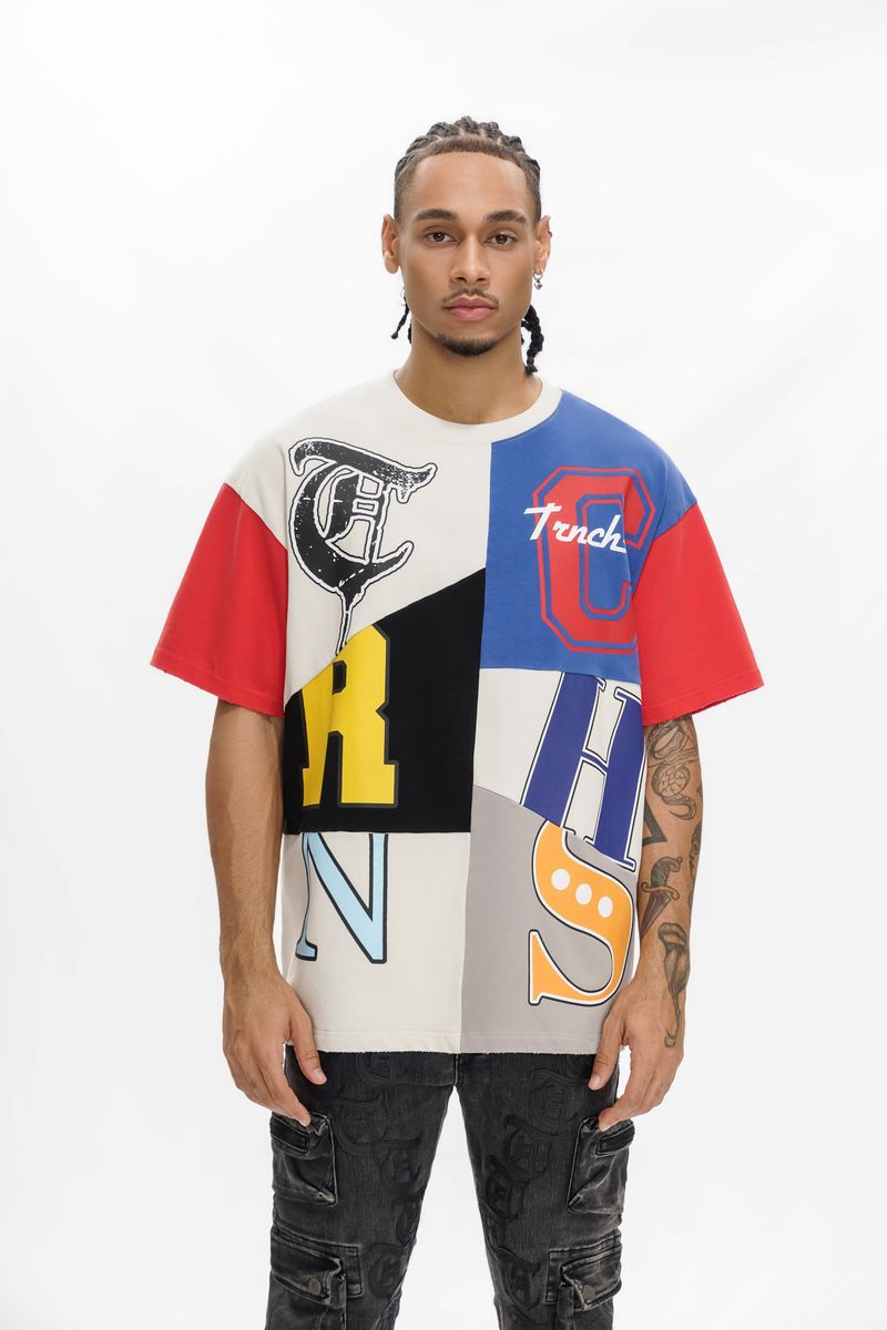 Trnchs ACADEMIC WARFARE Multi-Color Tee