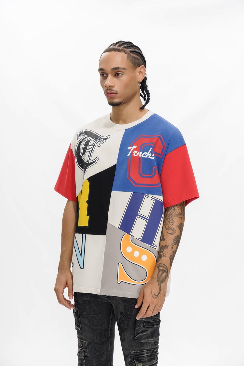 Trnchs ACADEMIC WARFARE Multi-Color Tee