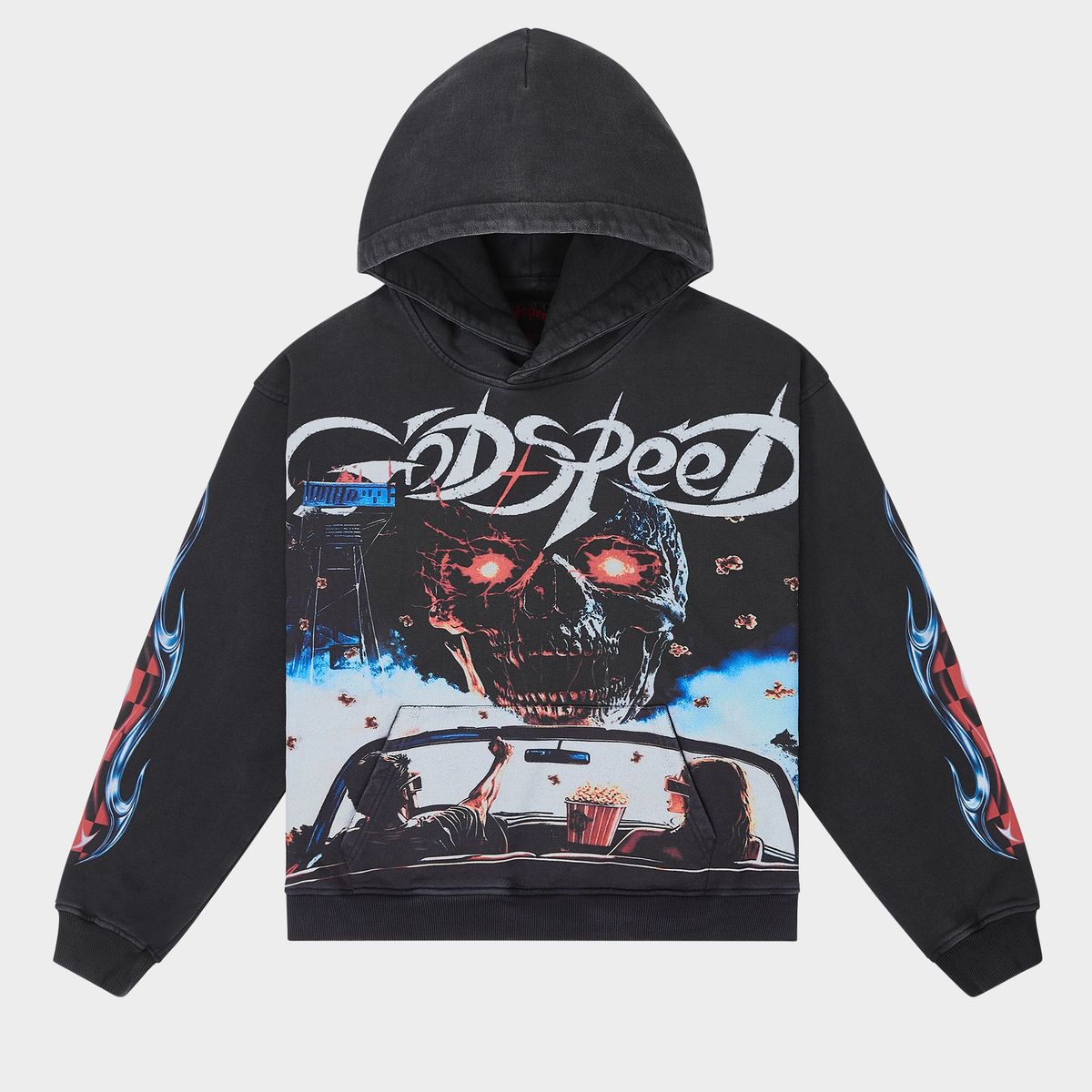Godspeed “Drive in Hoodie (Black wash)