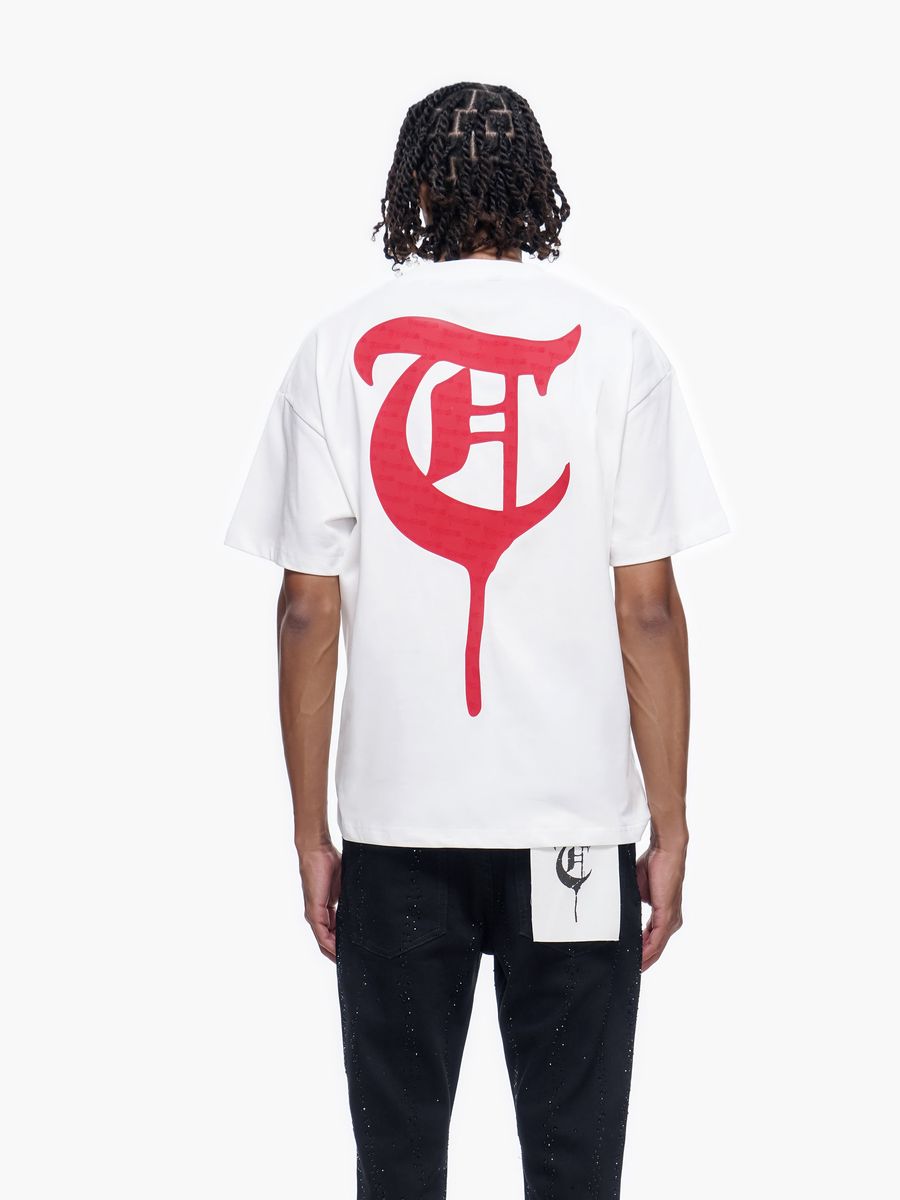 Trnchs "BUILT IN VENOM" White Tee