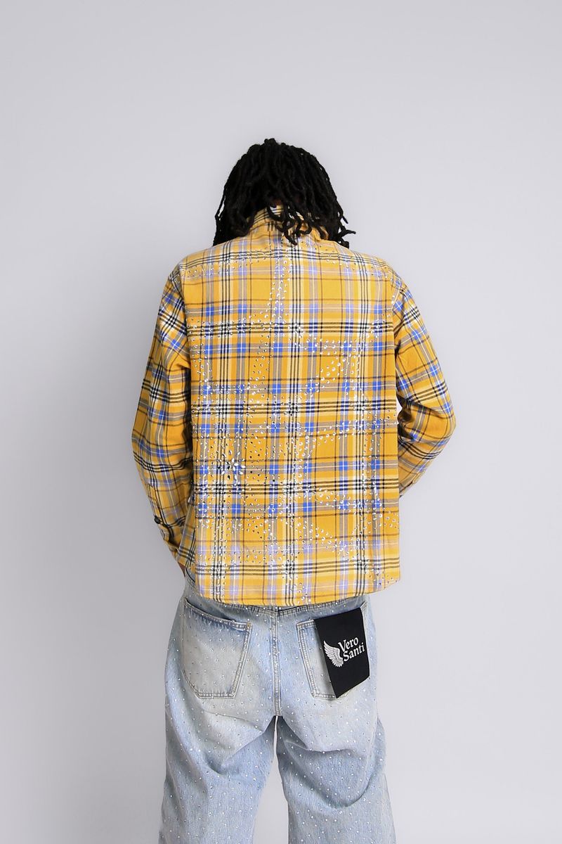 Vero Santi  "HALO Flannel Button Up