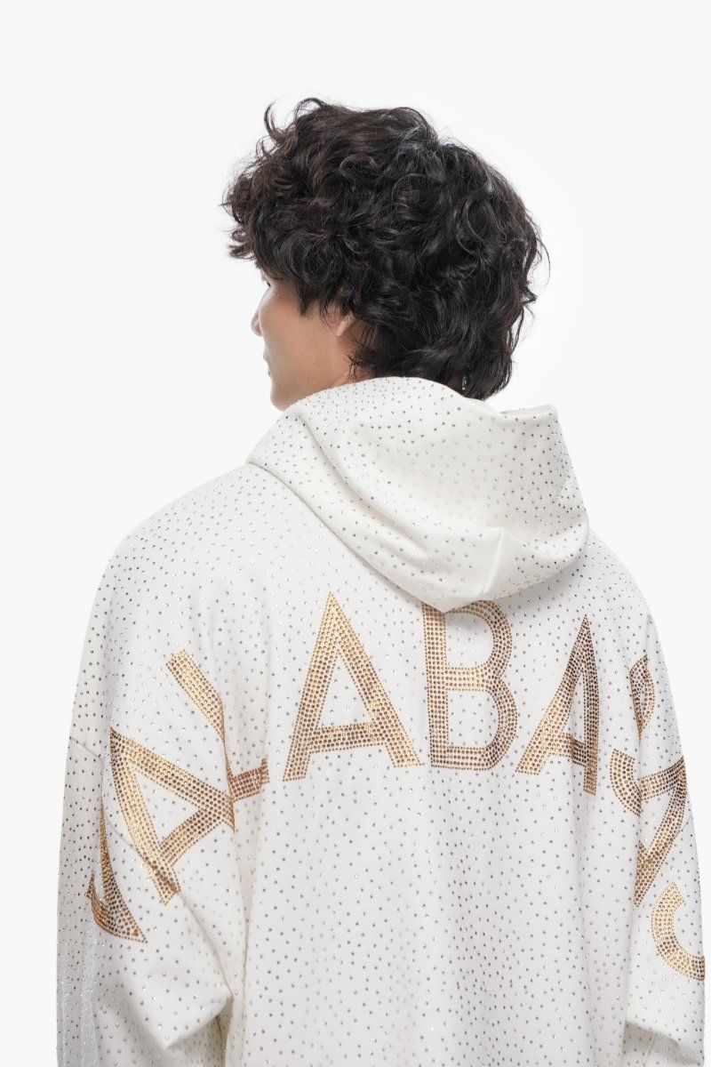 Valabasas "Poppin cream Rhinestone Hoody