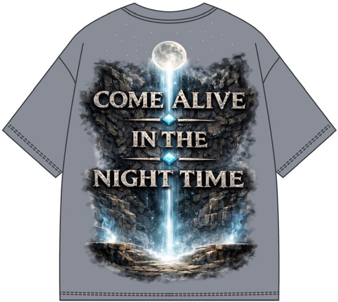 Iamaze “Ascension” Oversized Tee Grey