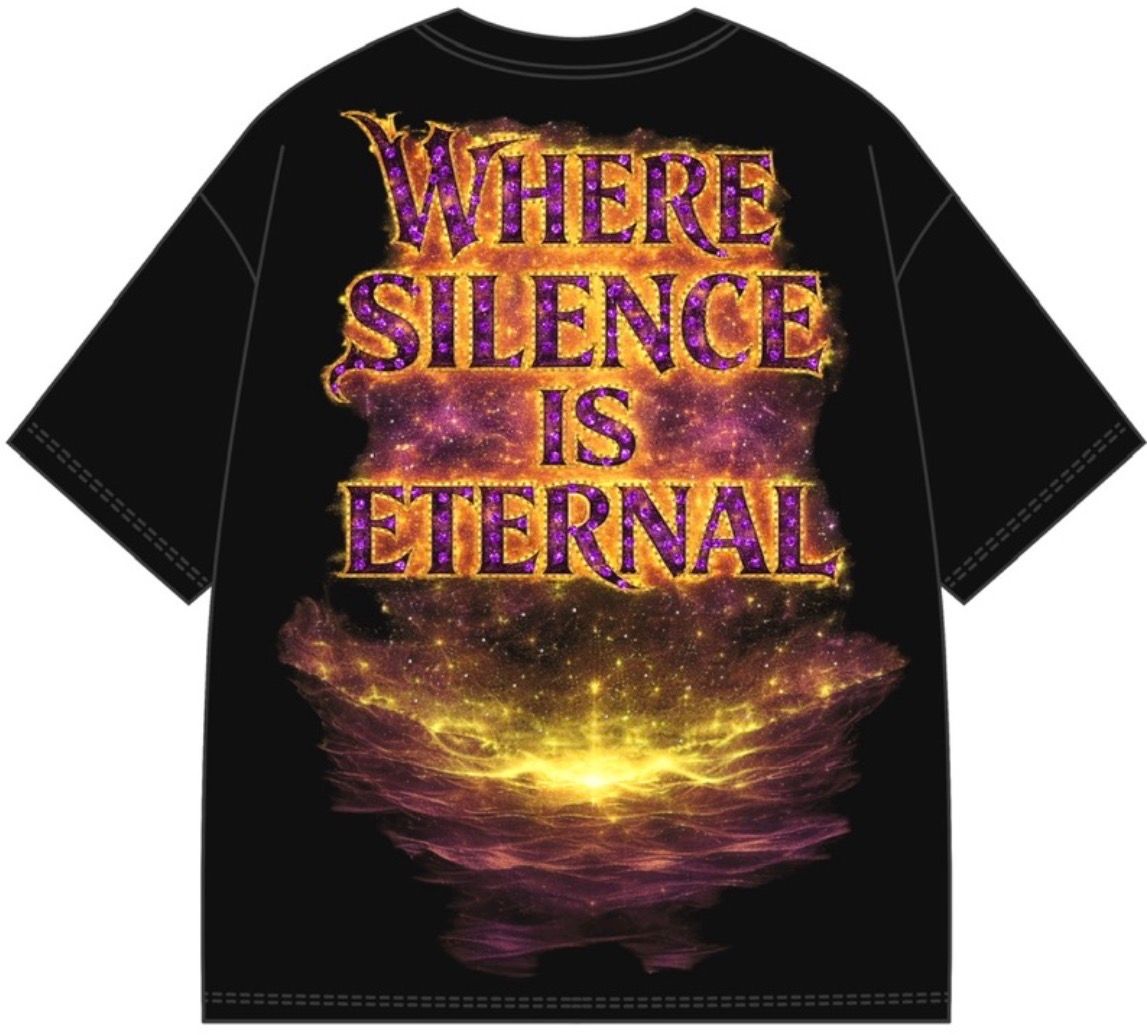 Iamaze “Eternal Silence” Oversized Tee Black