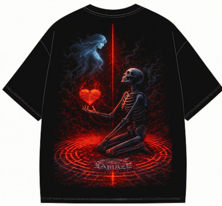 Iamaze “Amor Prohibido” Oversized Tee Black