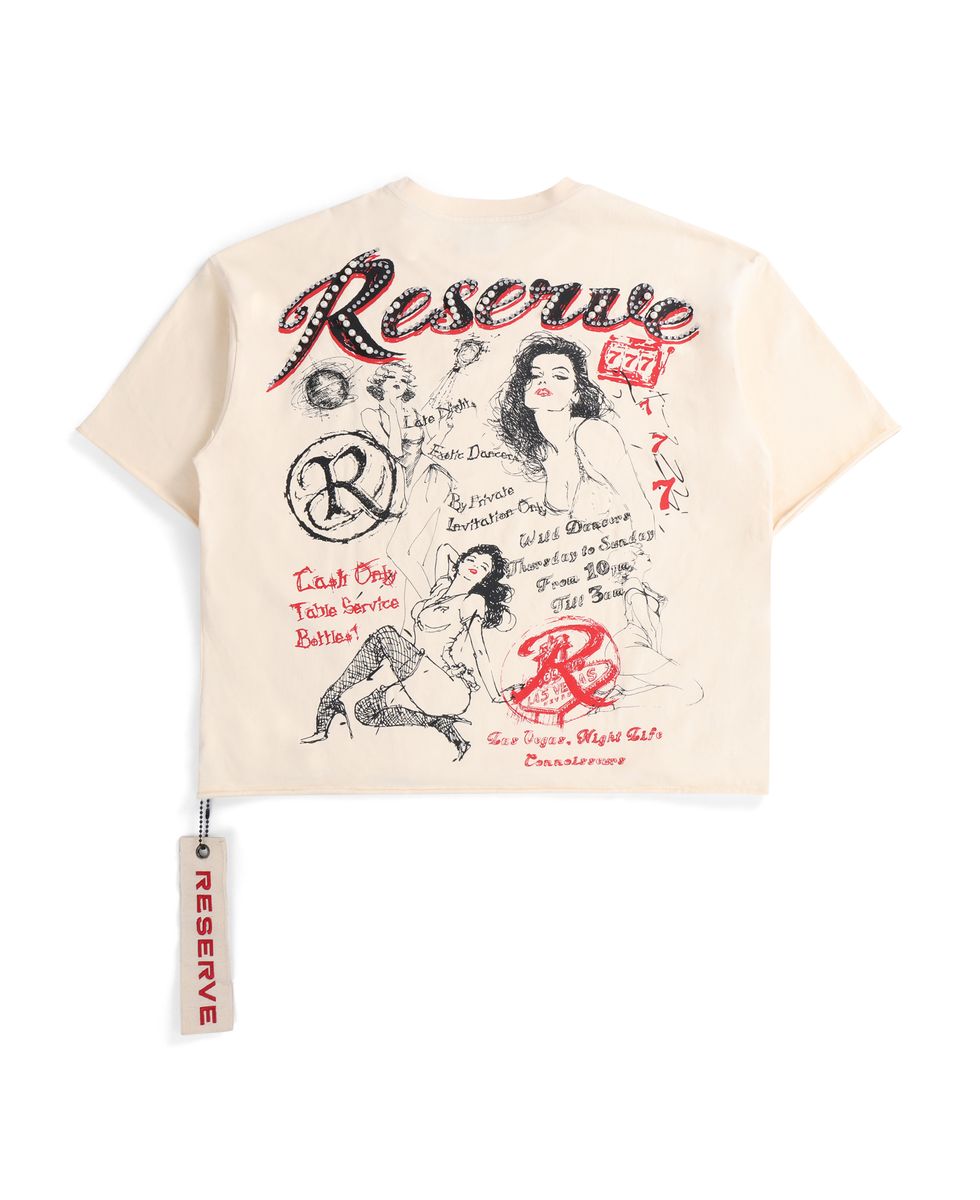 Reserve Private Club Bone Tee