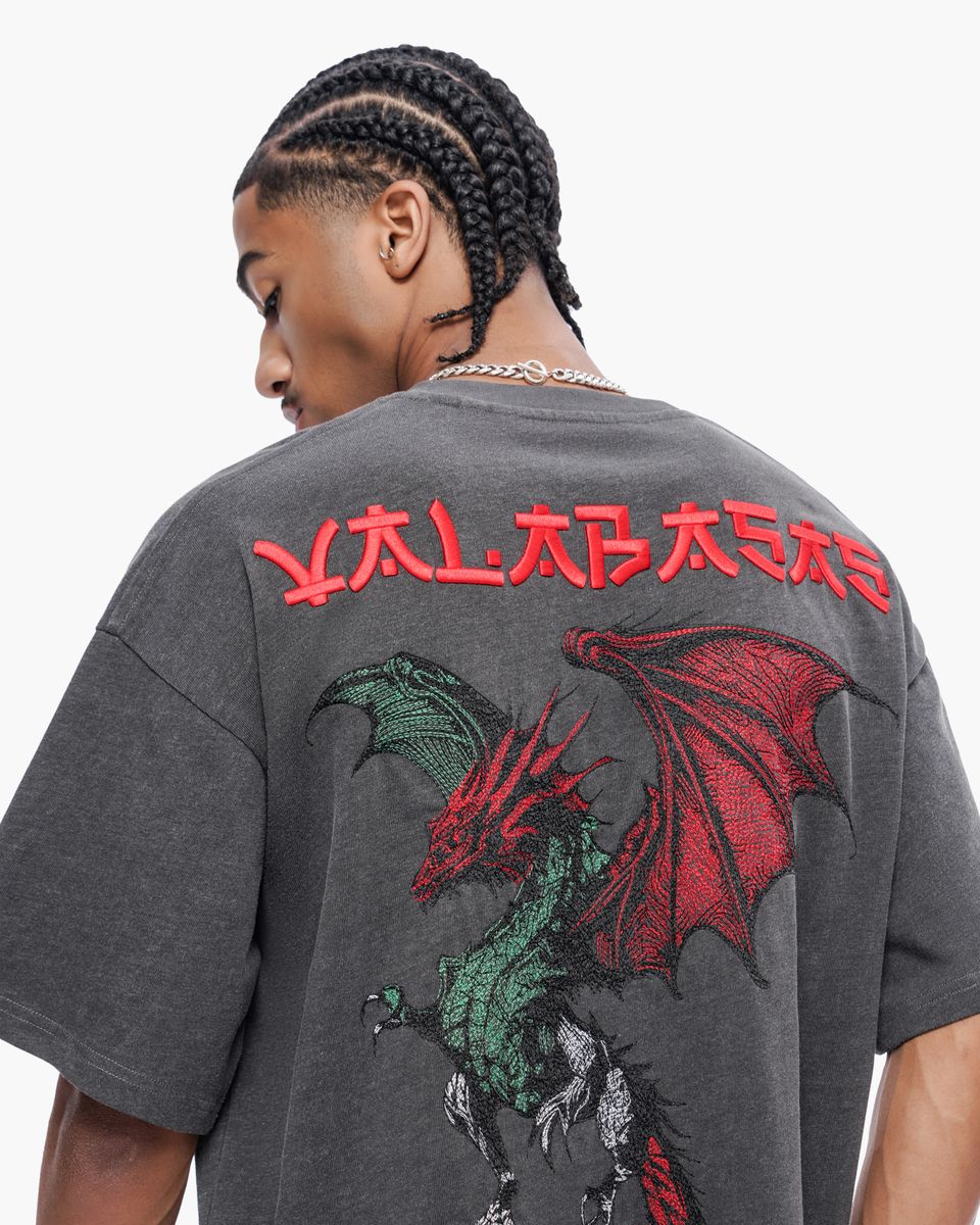 VALABASAS “KAEN” Graphic Tee – Dark Gray