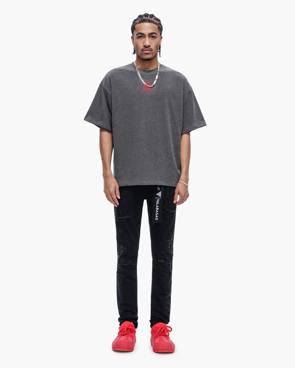 VALABASAS “KAEN” Graphic Tee – Dark Gray