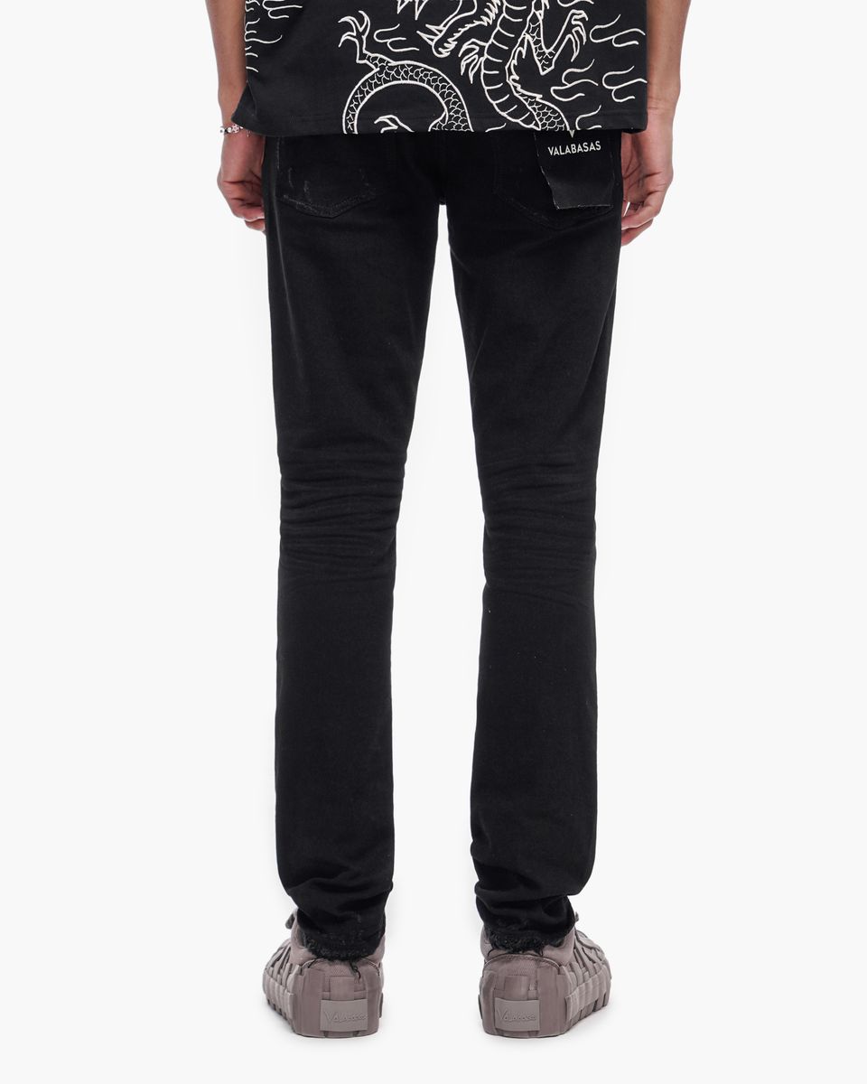 Valabasas “COLLAGE” Skinny Denim- Jet Black