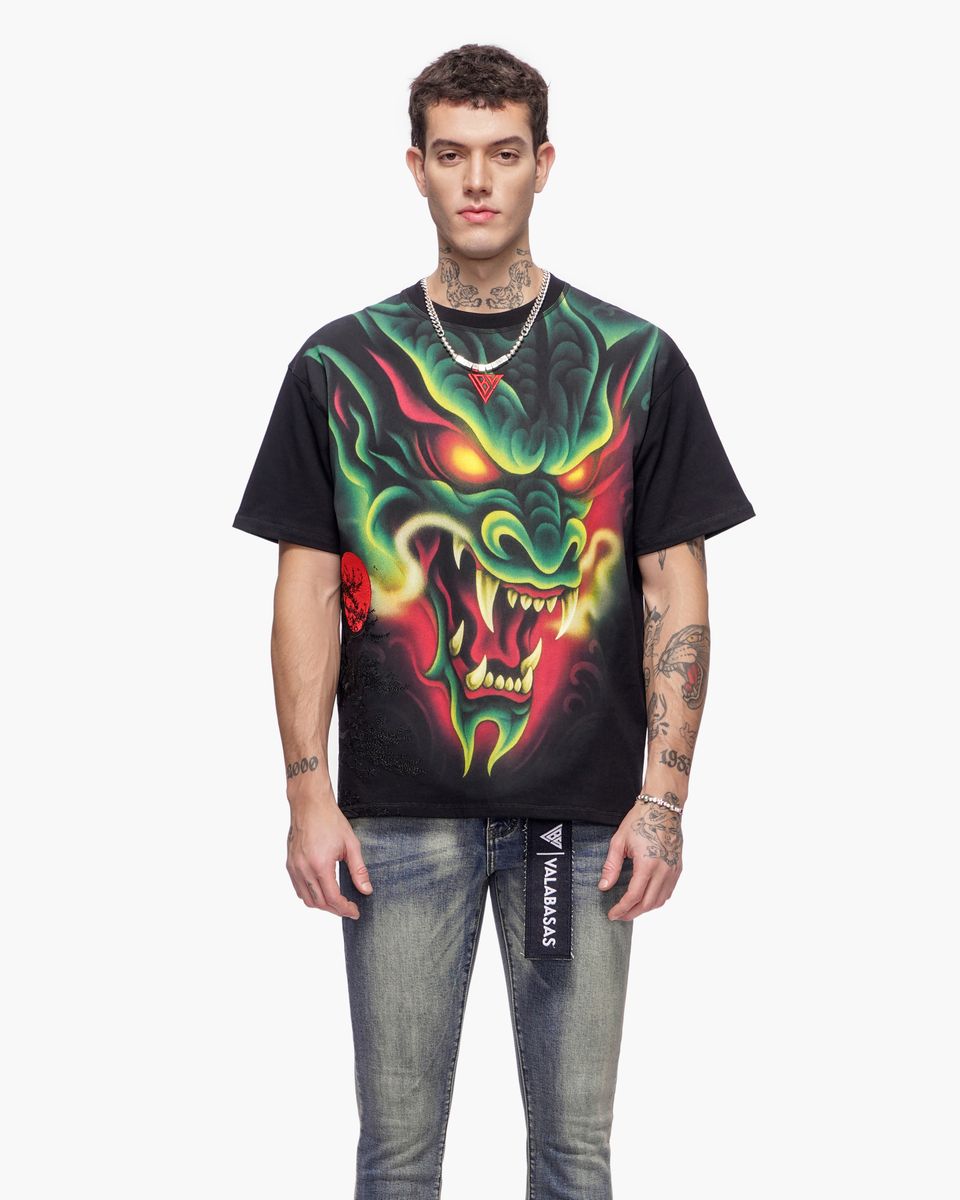 Valabasas “NIGHT SERPENT” Tee – Black