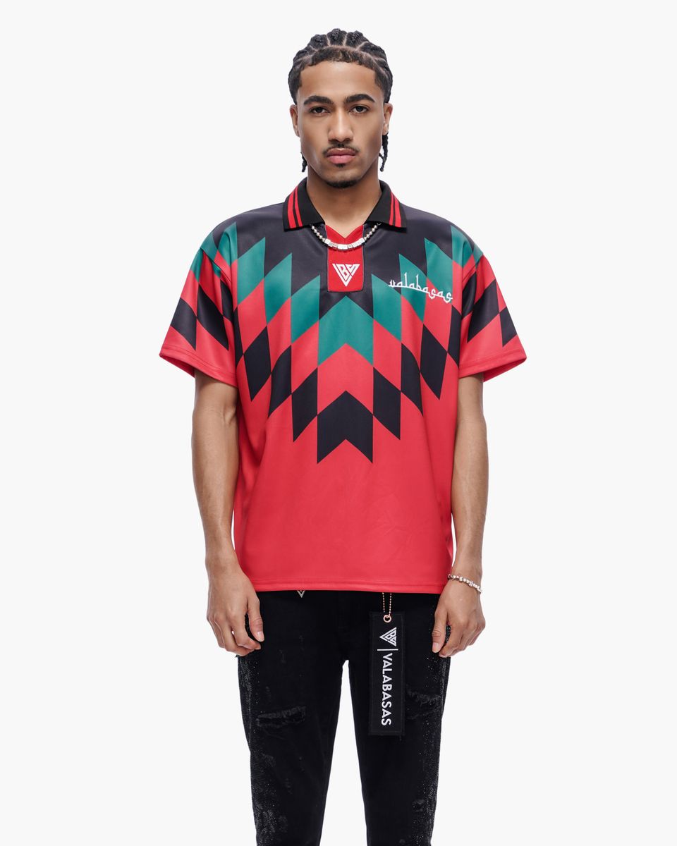 Valabasas “UNITY STRIKE” Jersey – Red/Multi