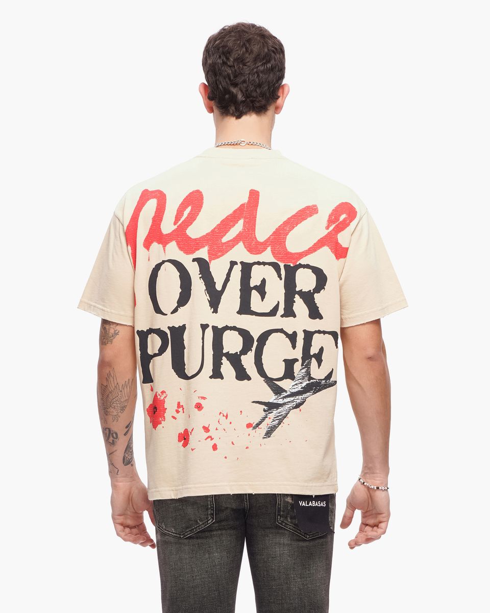 Valabasas “PEACE / PURGE” Tee – Sand