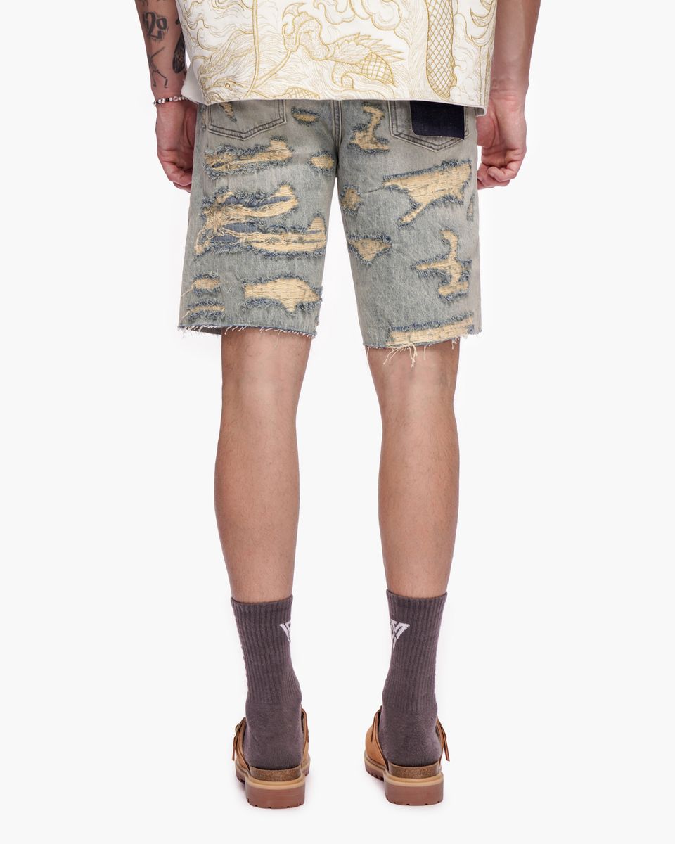 Valabasas “INCISE” Denim Shorts – Vintage Wash
