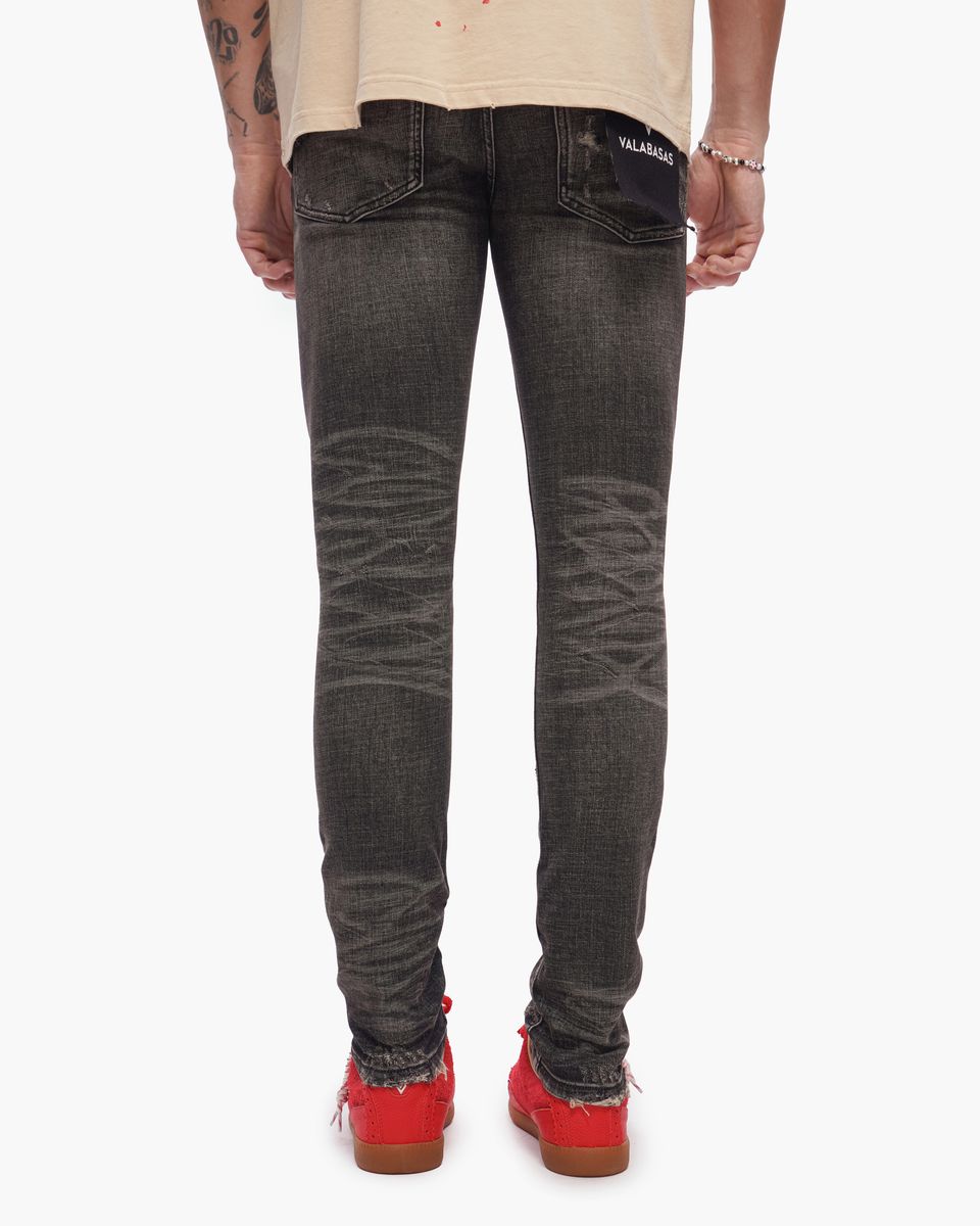 Valabasas “COLLAGE” Skinny Denim – Grey Vintage Wash