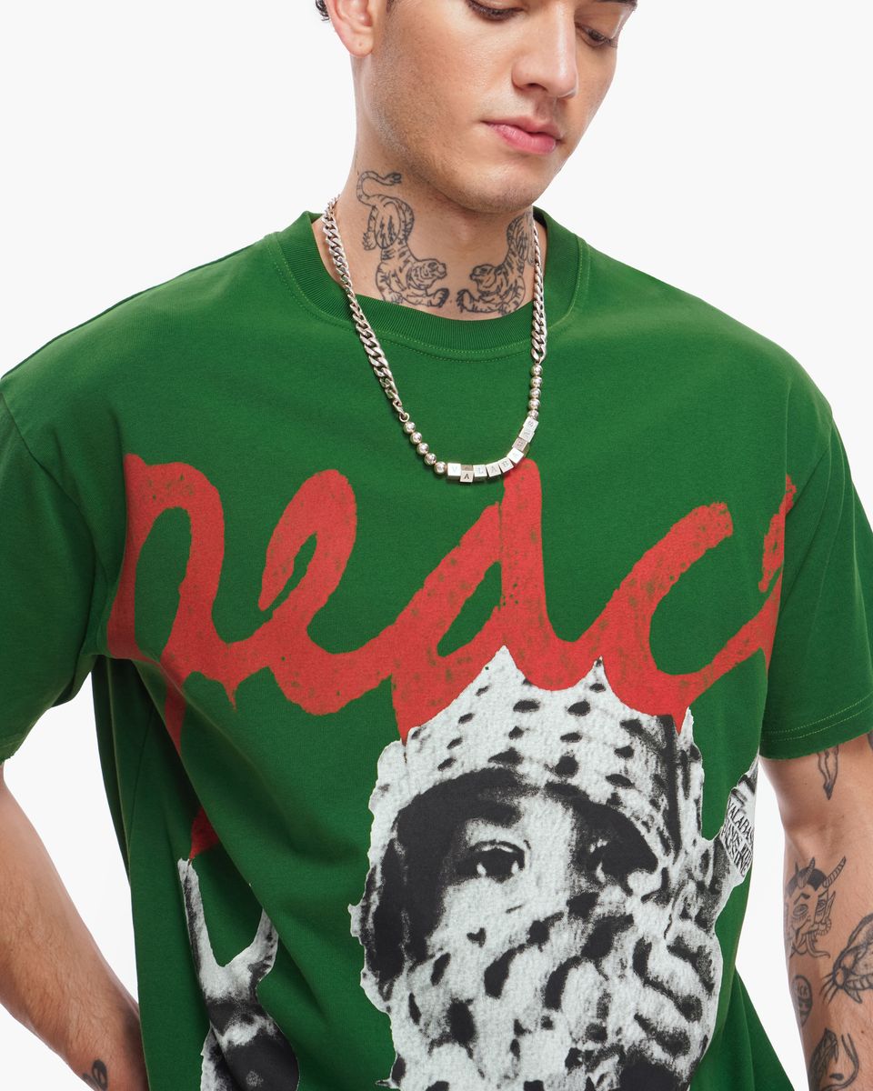 Valabasas “PEACE / PURGE” Tee – Green