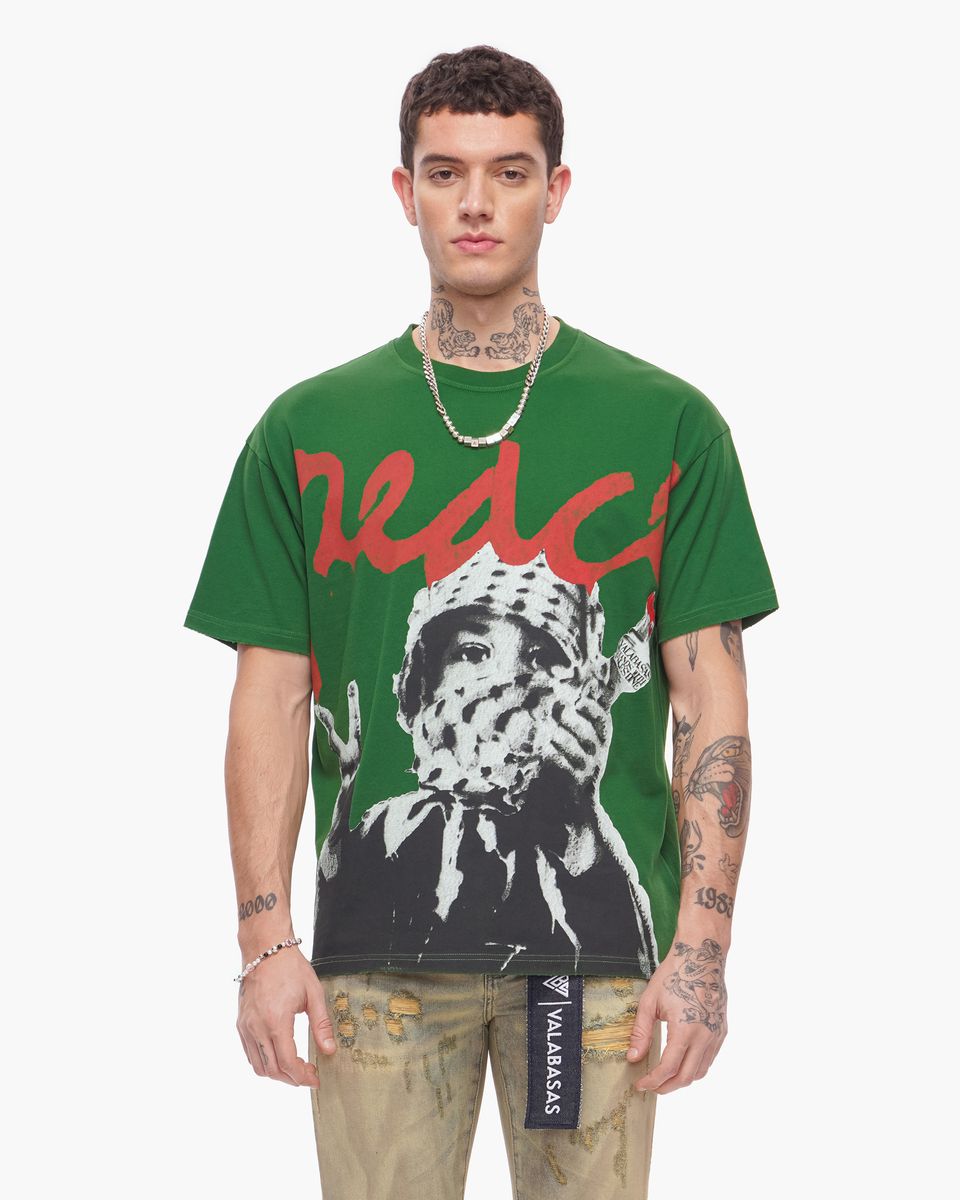 Valabasas “PEACE / PURGE” Tee – Green