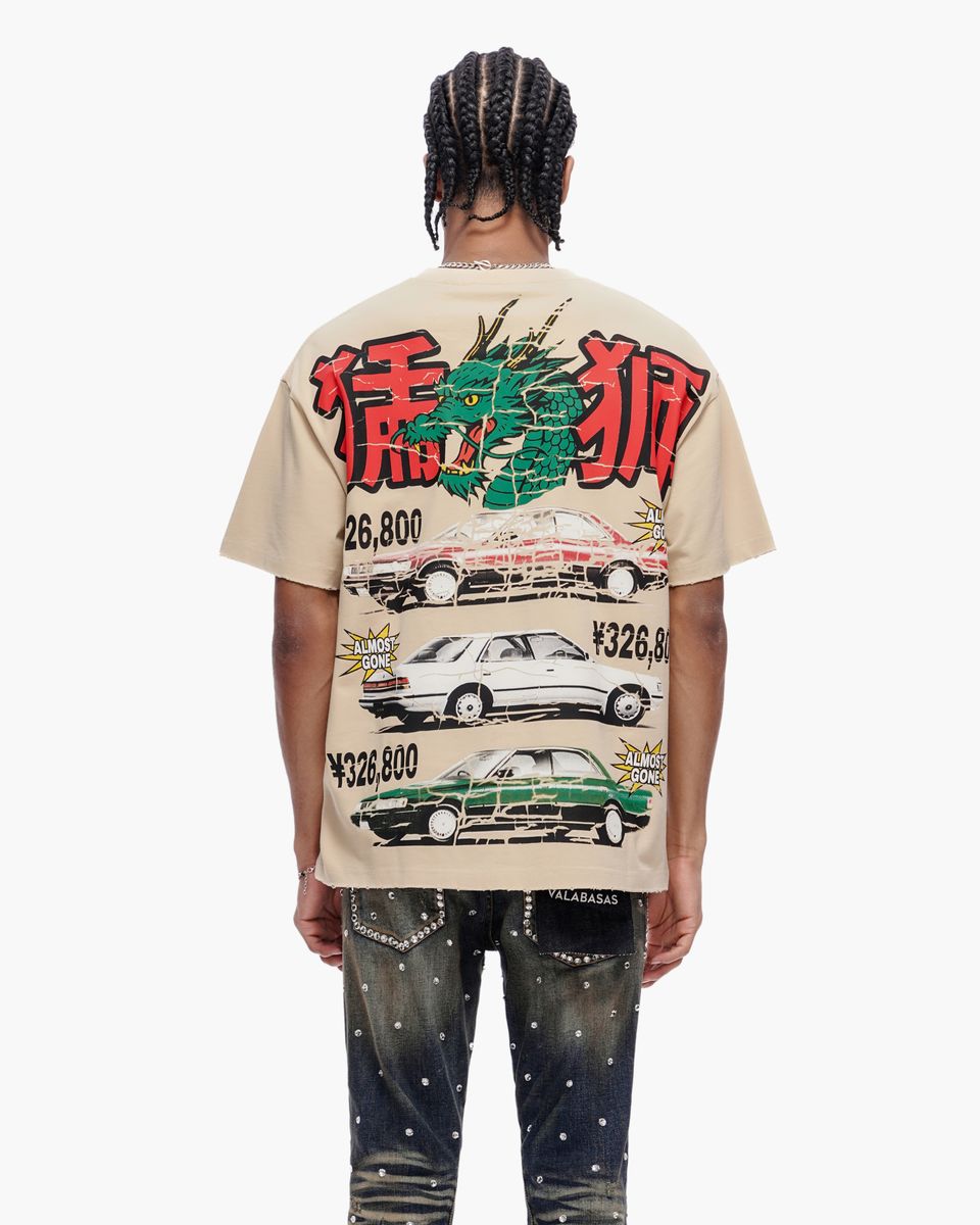 Valabasas “Japanese Motors” Tee – Sand