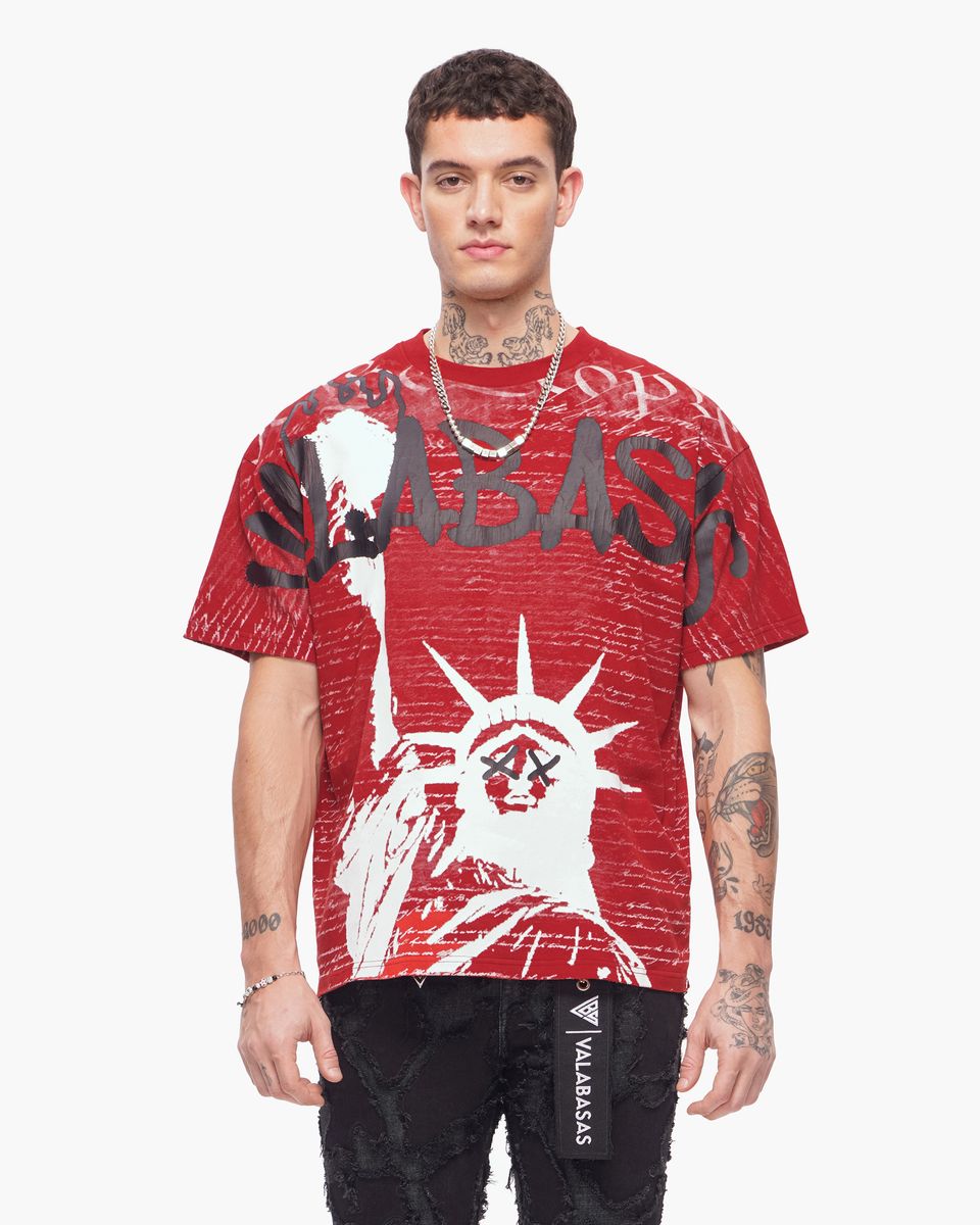 Valabasas "Freedom" Tee – Red