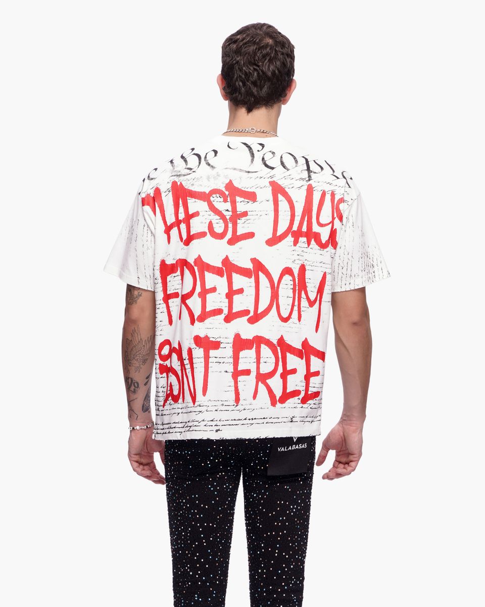 Valabasas "Freedom" Tee – White