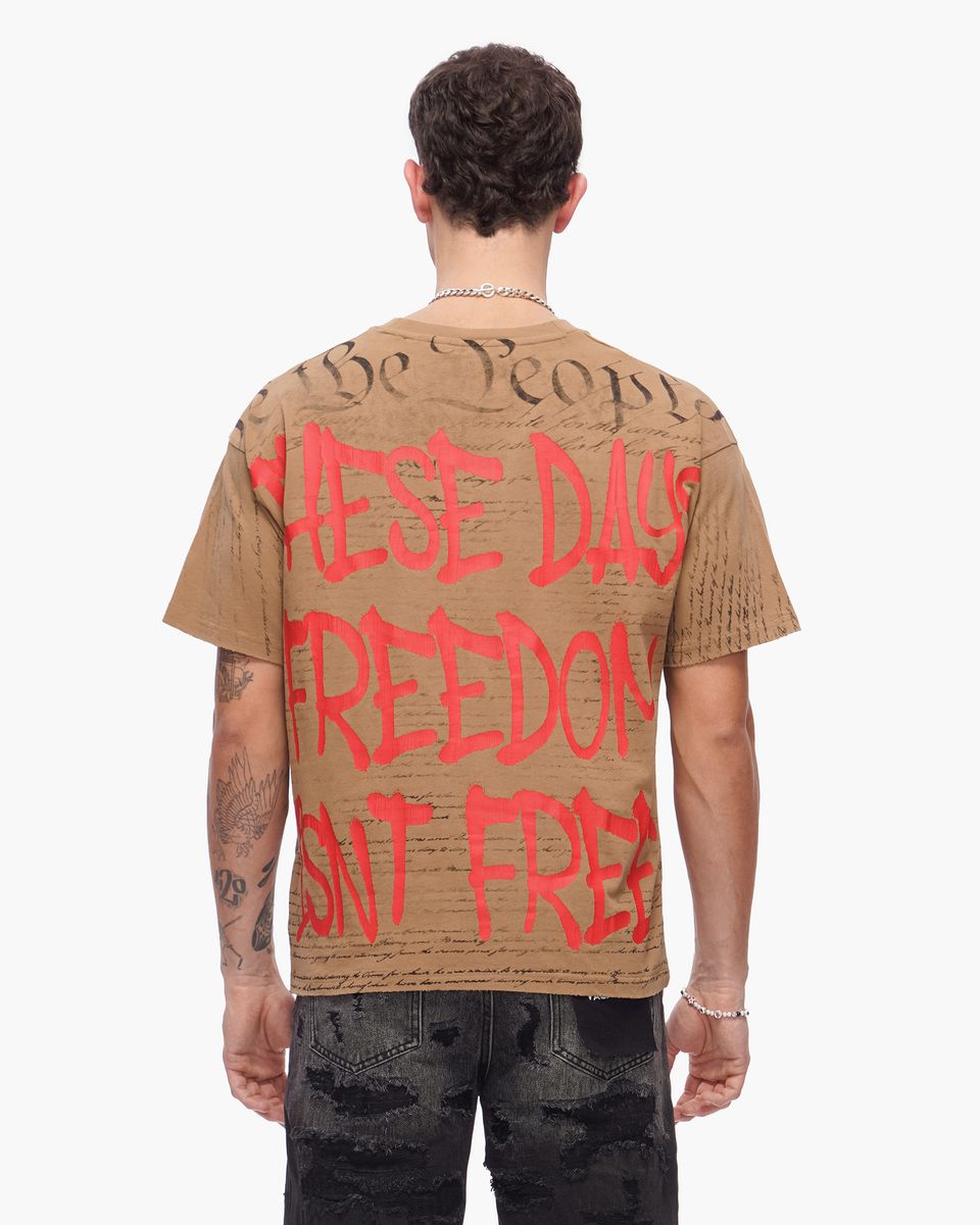 Valabasas "Freedom" Tee – Vintage Brown