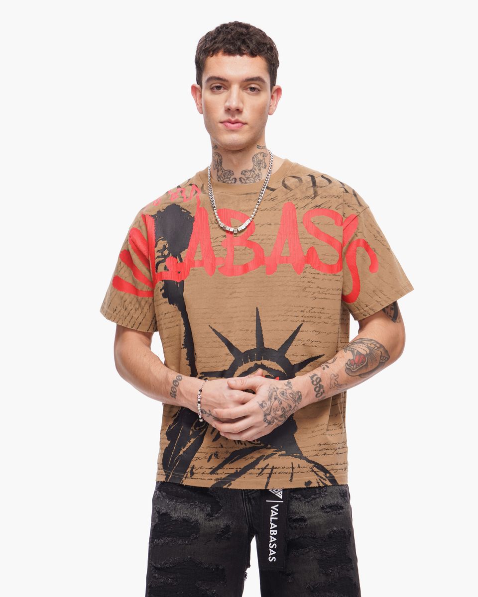 Valabasas "Freedom" Tee – Vintage Brown