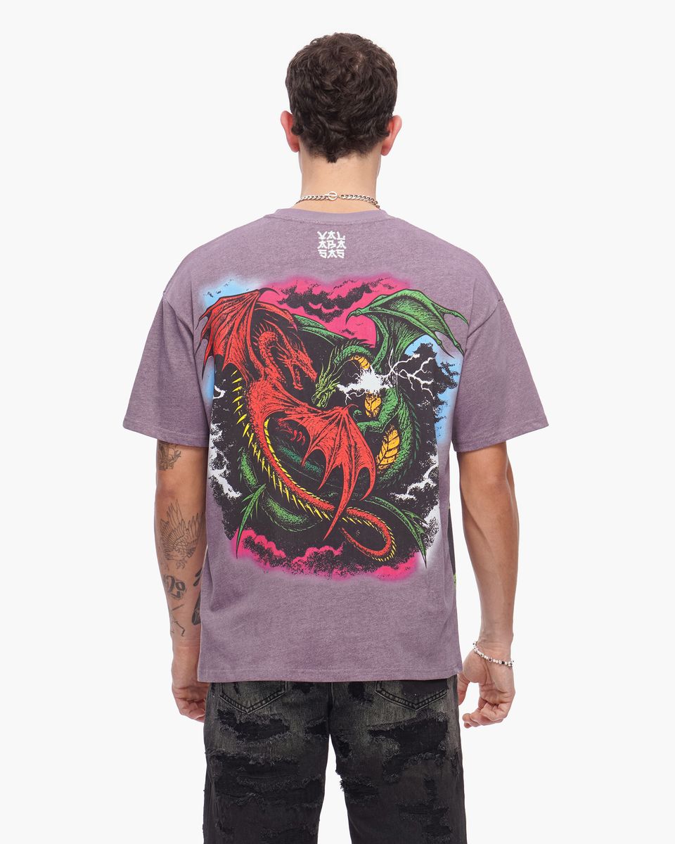 Valabasas “Shura” Graphic Tee – Washed Purple