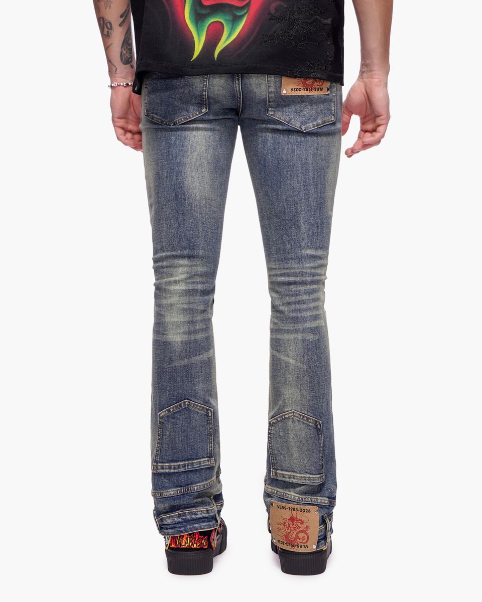 Valabasas “HIKARI” Stacked Denim – Blue Wash