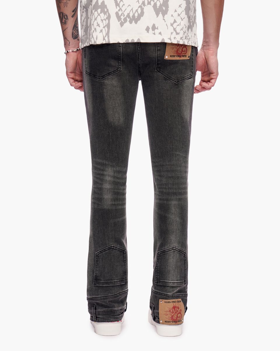 Valabasas “HIKARI” Stacked Denim – Grey Wash