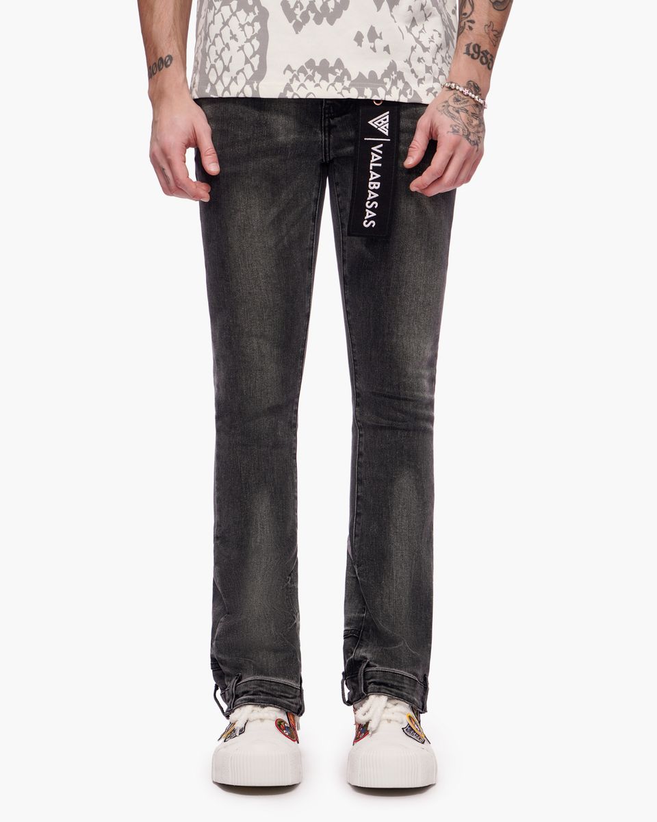 Valabasas “HIKARI” Stacked Denim – Grey Wash