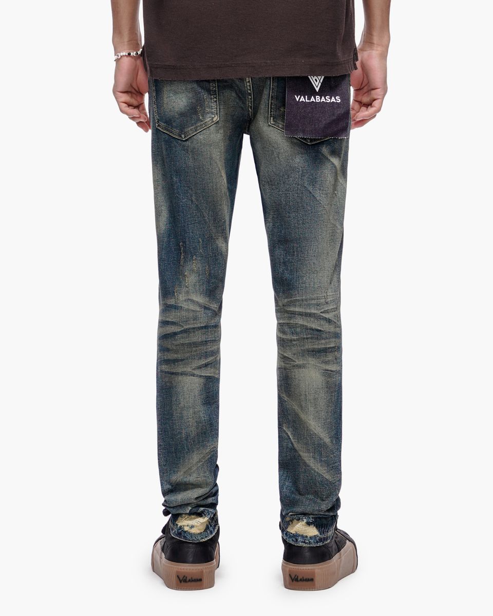 Valabasas “LEADER” Skinny Denim – Dark Blue Vintage