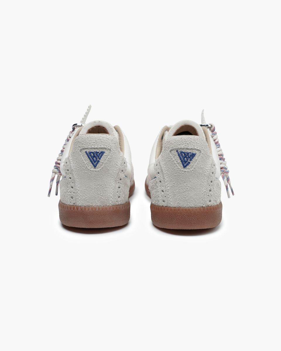 Valabasas “ABLE” Suede Sneakers – White
