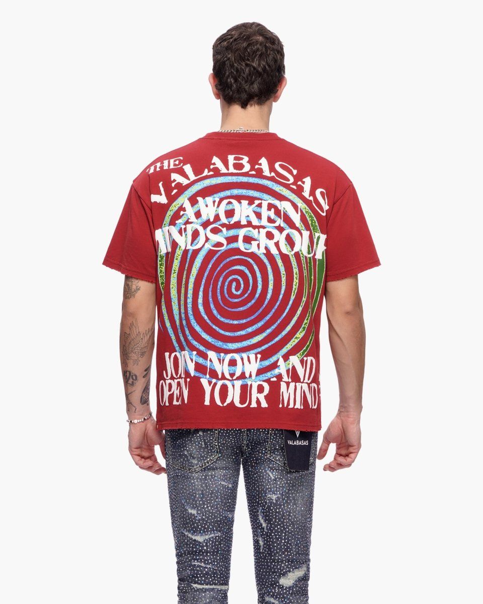 Valabasas AWOKEN MINDS Tee – Red