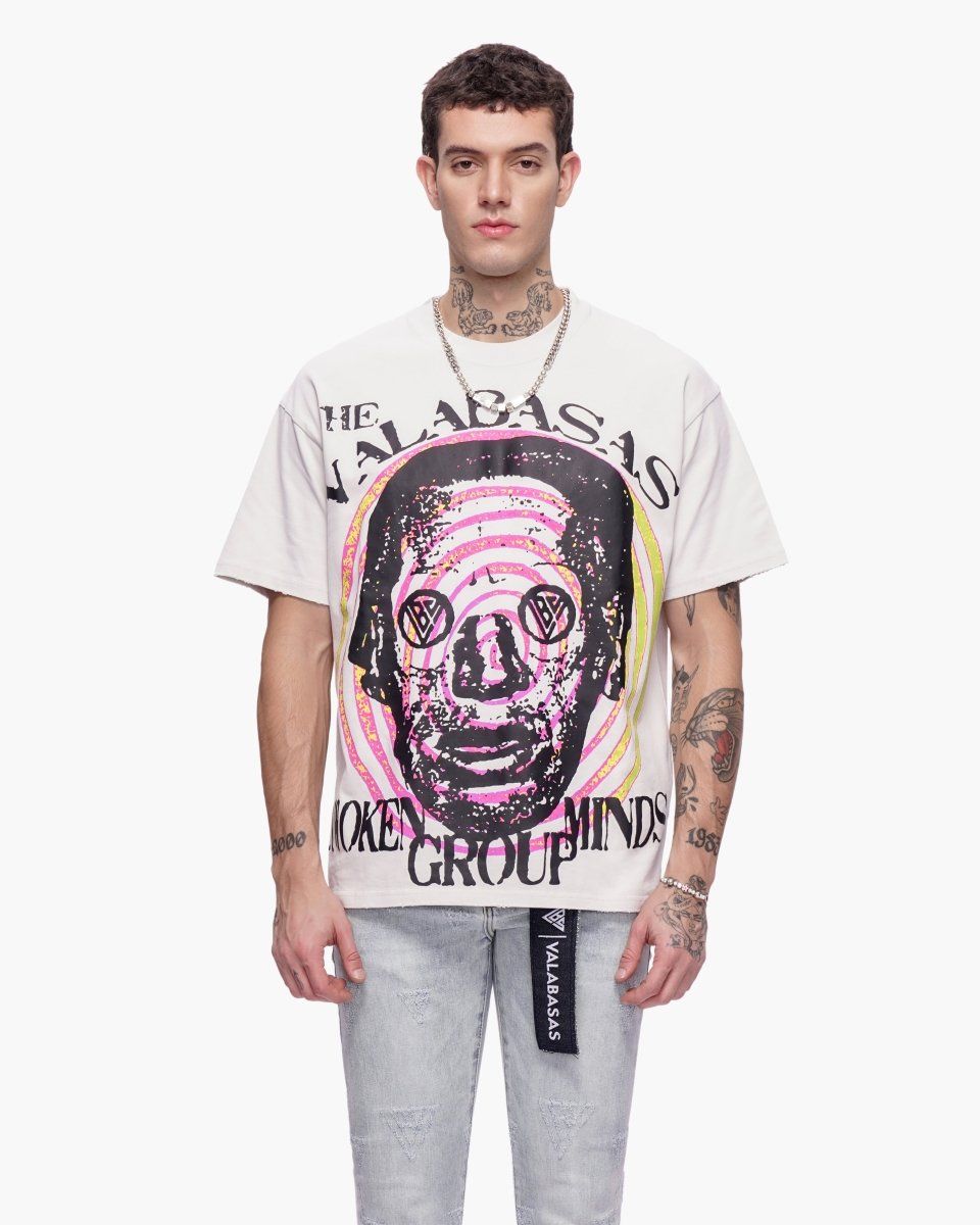 Valabasas AWOKEN MINDS Tee – Beige
