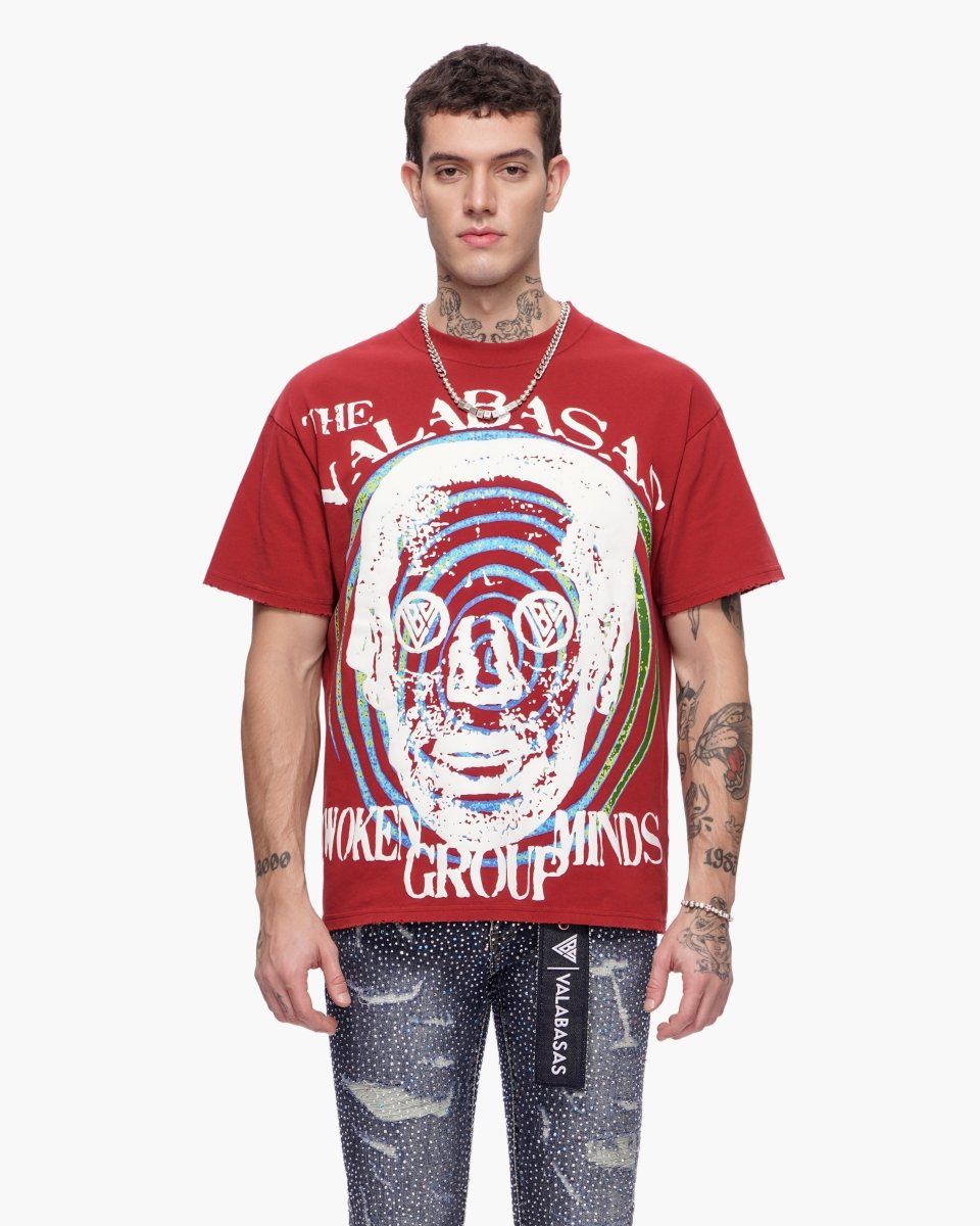 Valabasas AWOKEN MINDS Tee – Red