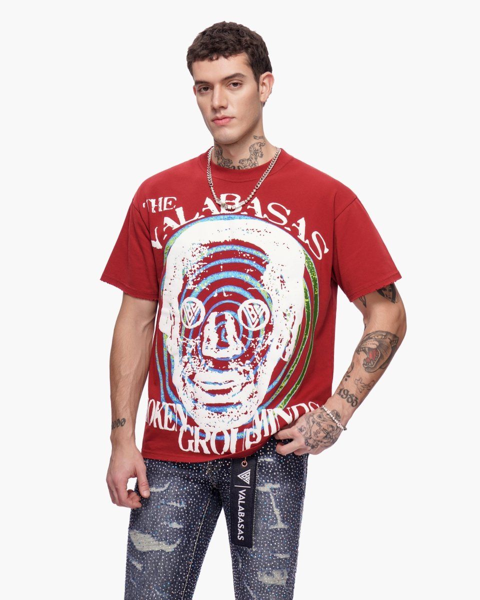 Valabasas AWOKEN MINDS Tee – Red