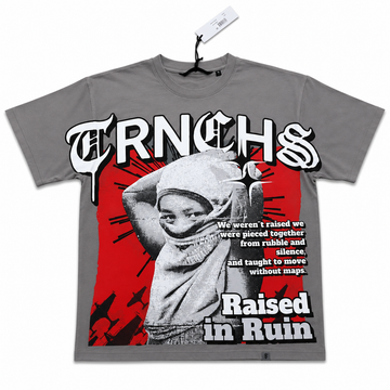 Trnchs "Raised In Ruin" Tee Grey