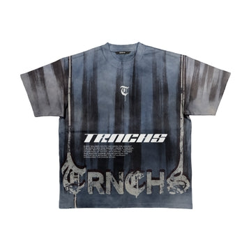 Trnchs "Control" Tee Blue/Grey