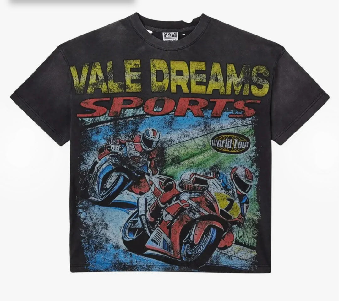 Vale Forever “Vale Dreams Sports” Motocross Tee – Black Wash