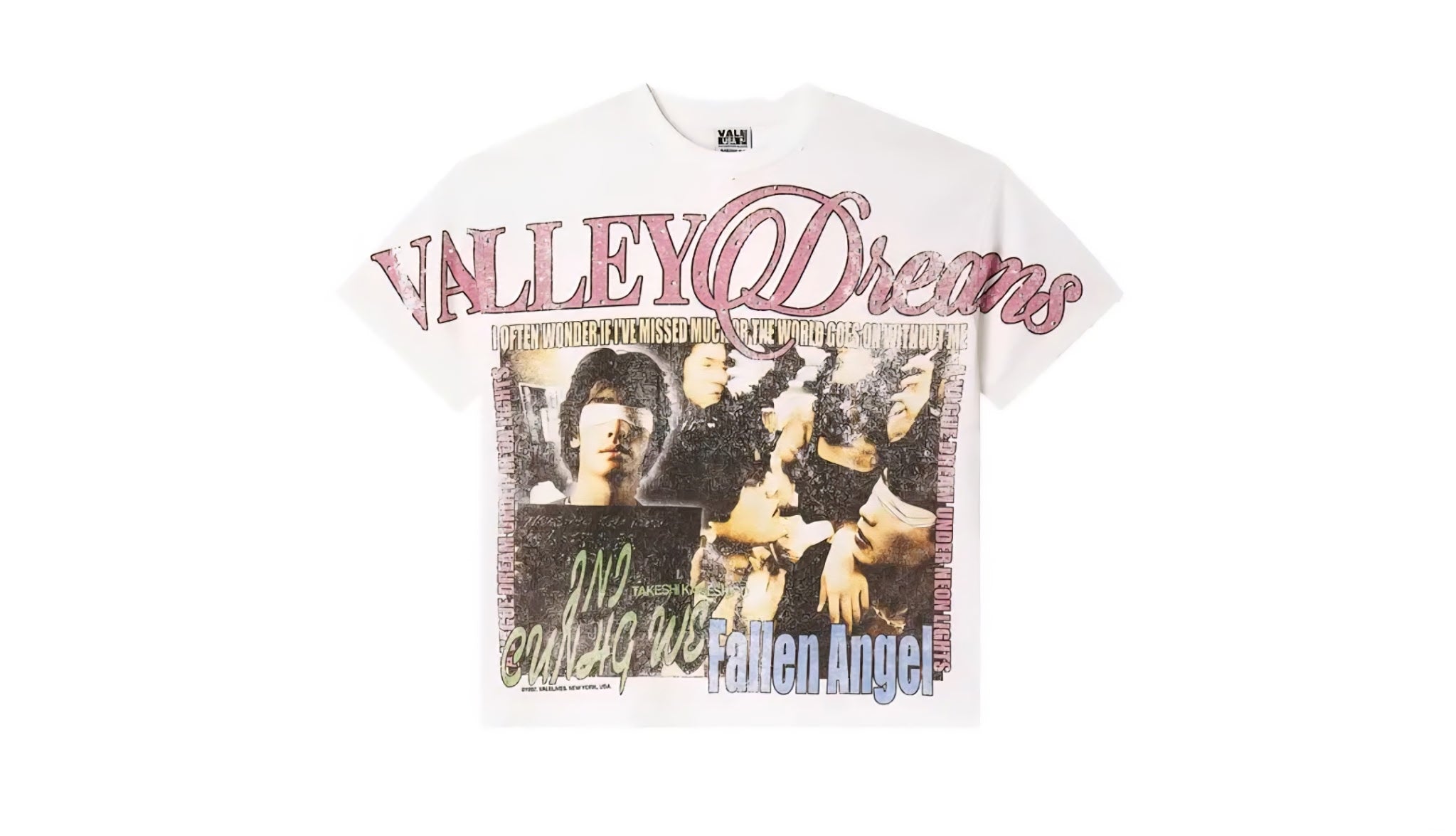 Vale Forever “Valley Dreams Fallen” Bling Tee – White