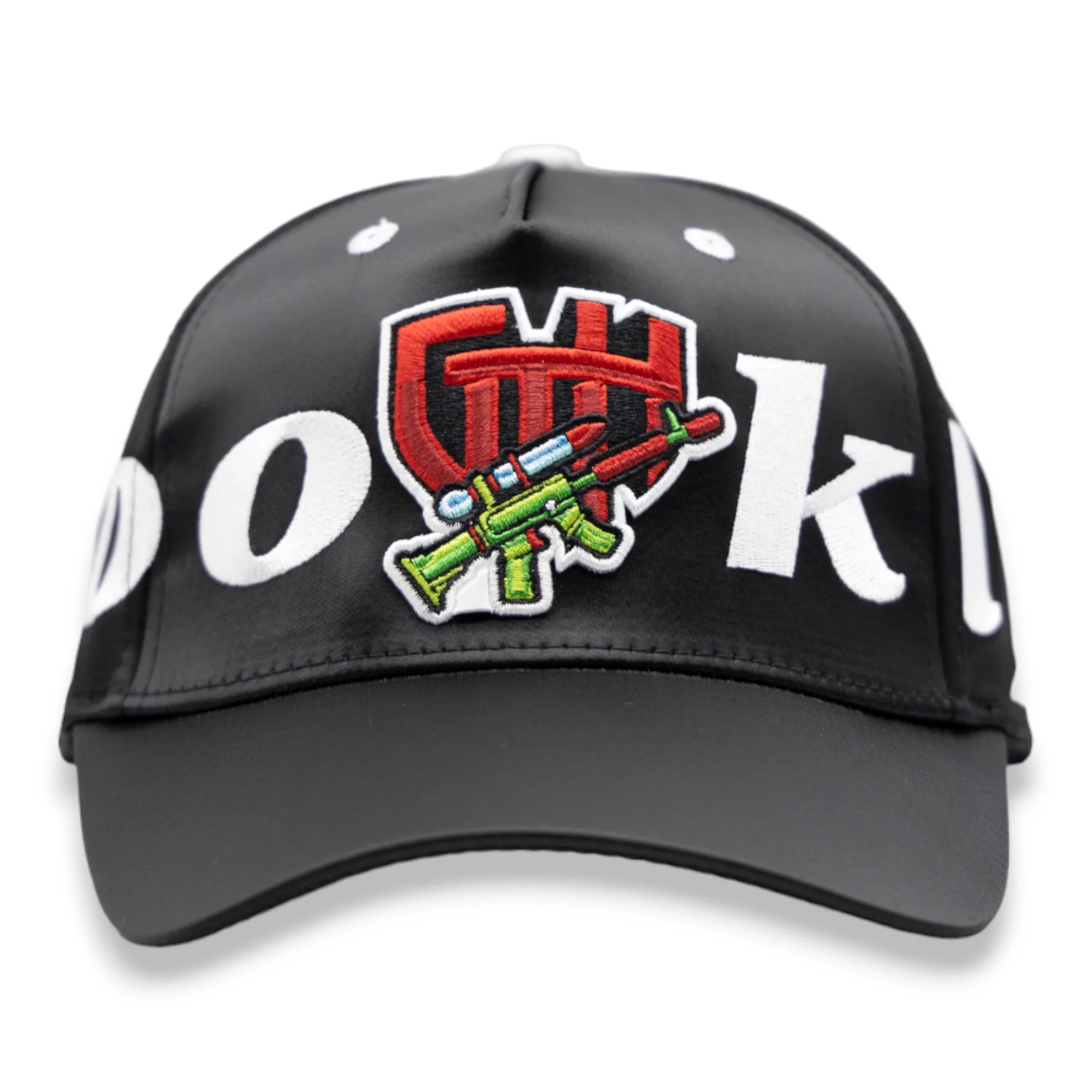 Brooklyn “BK Patch” Strapback Hat – Black/White