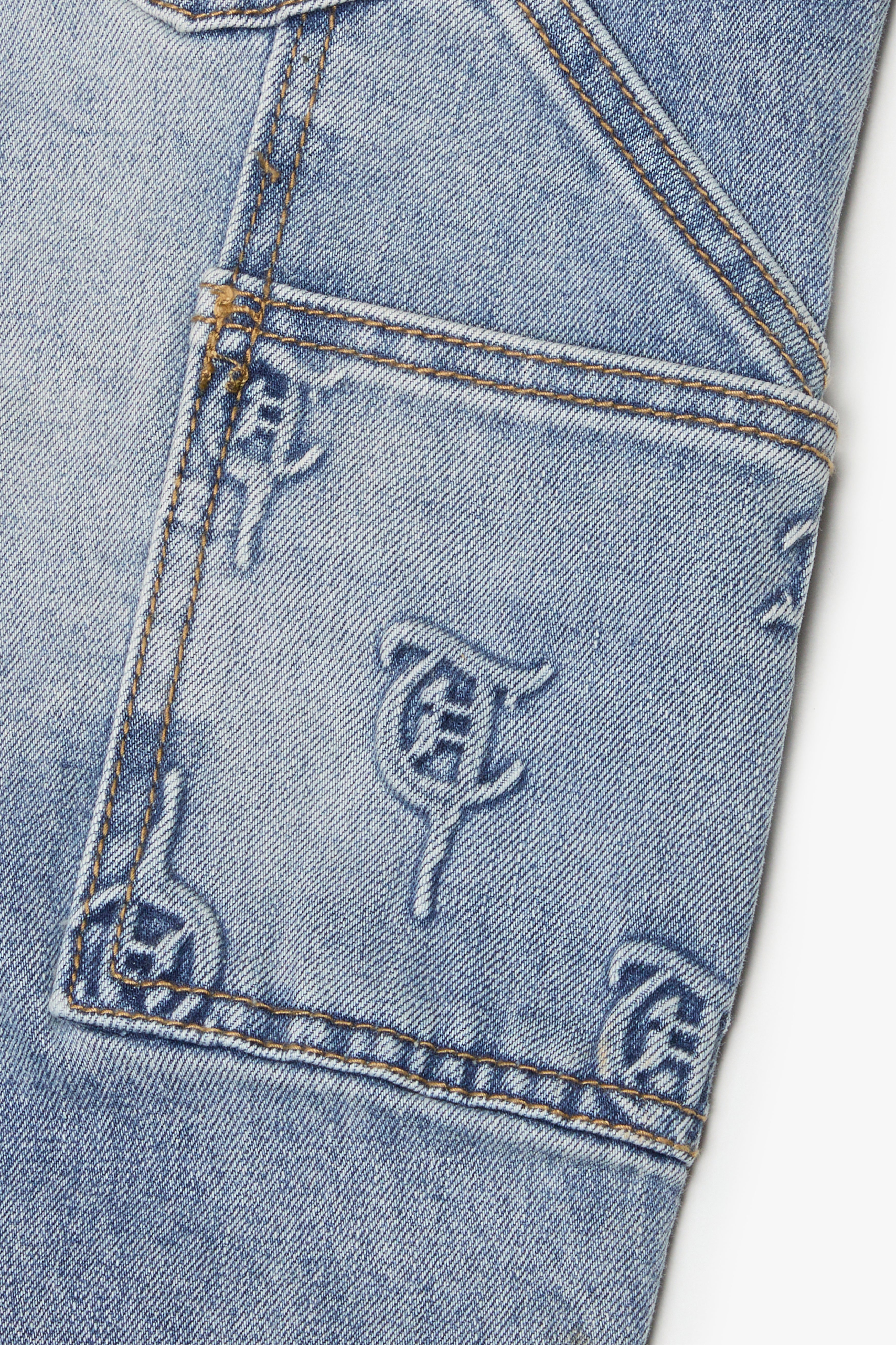 "BOUJIE'S" Blue Skinny  Denim