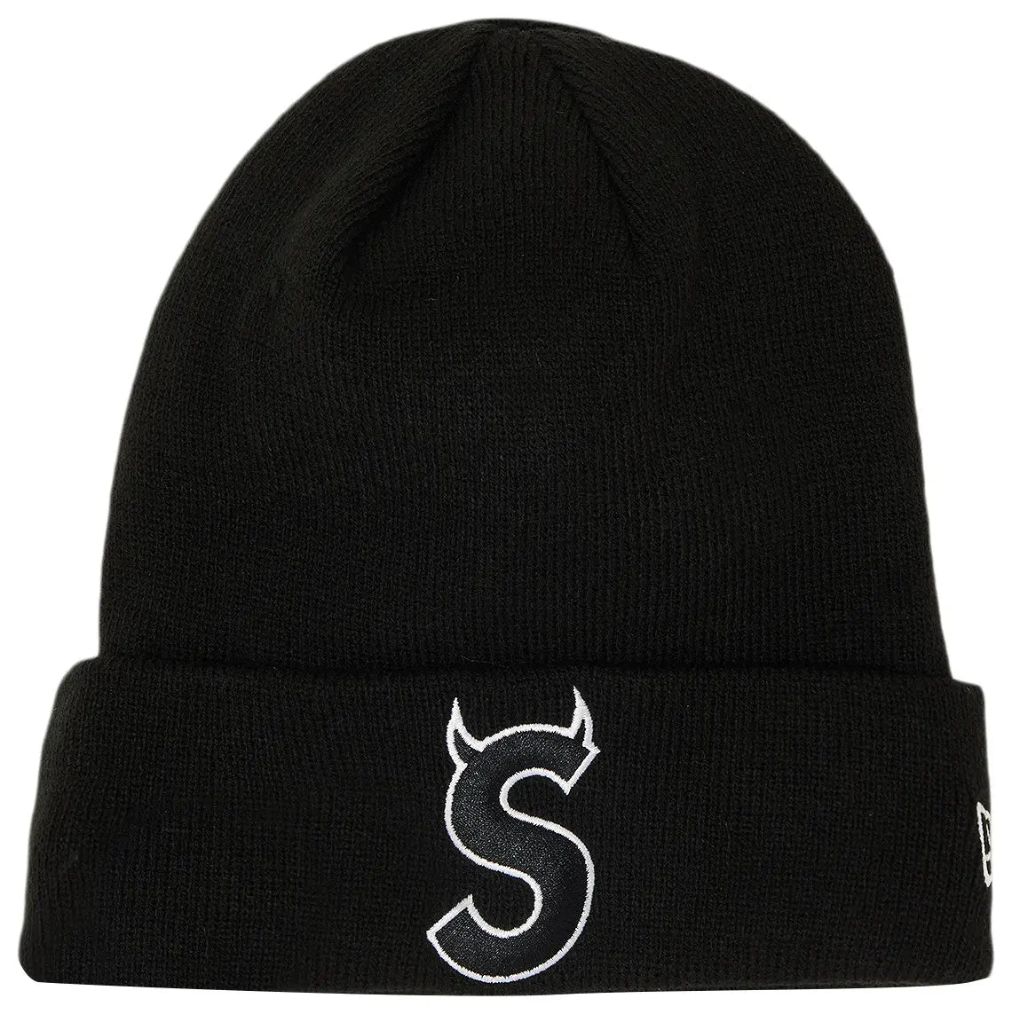 Supreme x New Era S Logo Beanie Black